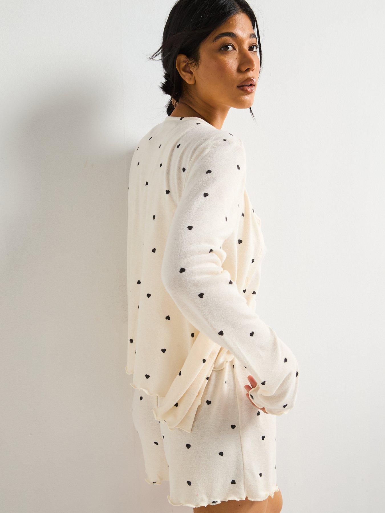 Image 2 of 6 of V by Very 3 Piece Vest, Short and Cardigan Set - Cream