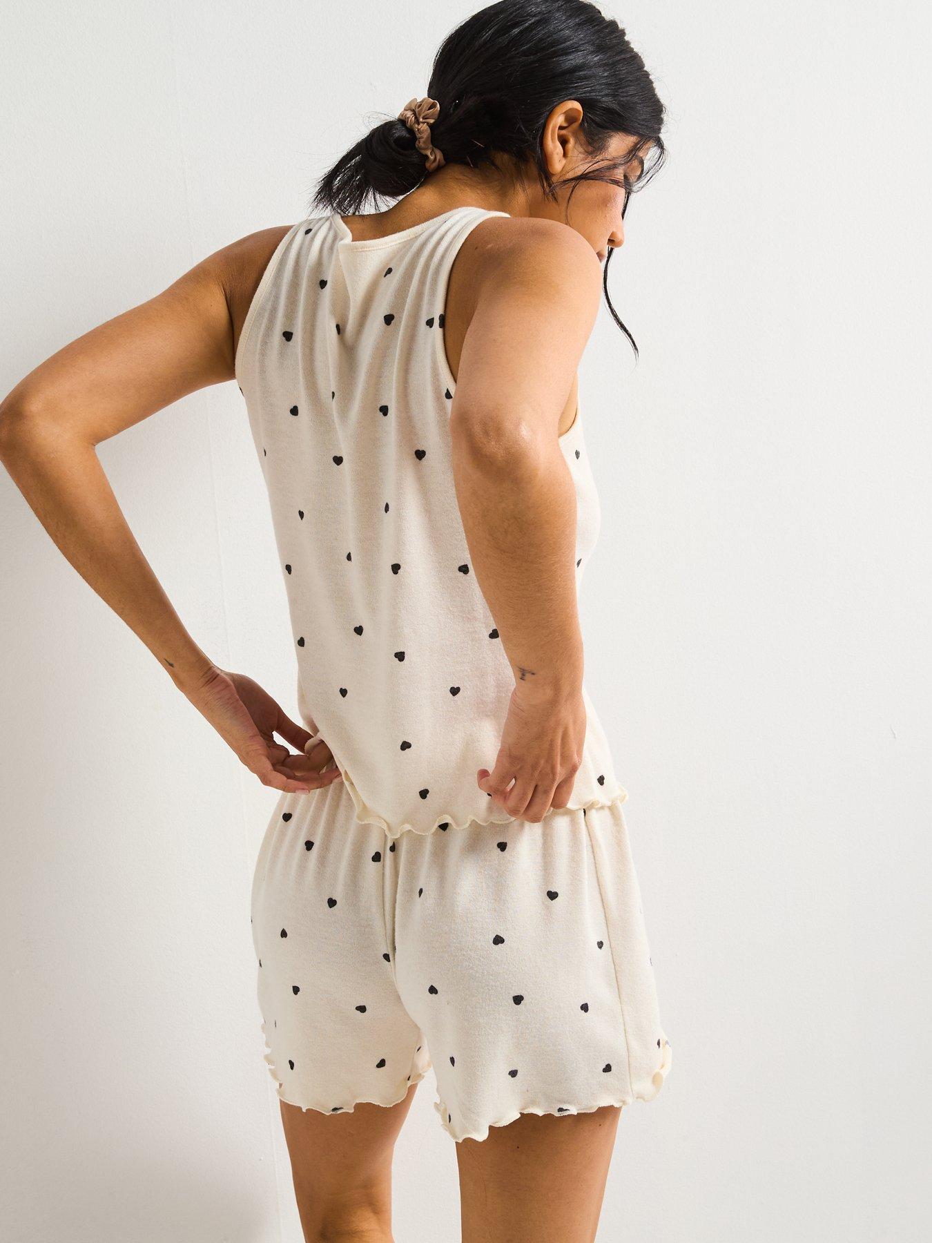 Image 4 of 6 of V by Very 3 Piece Vest, Short and Cardigan Set - Cream