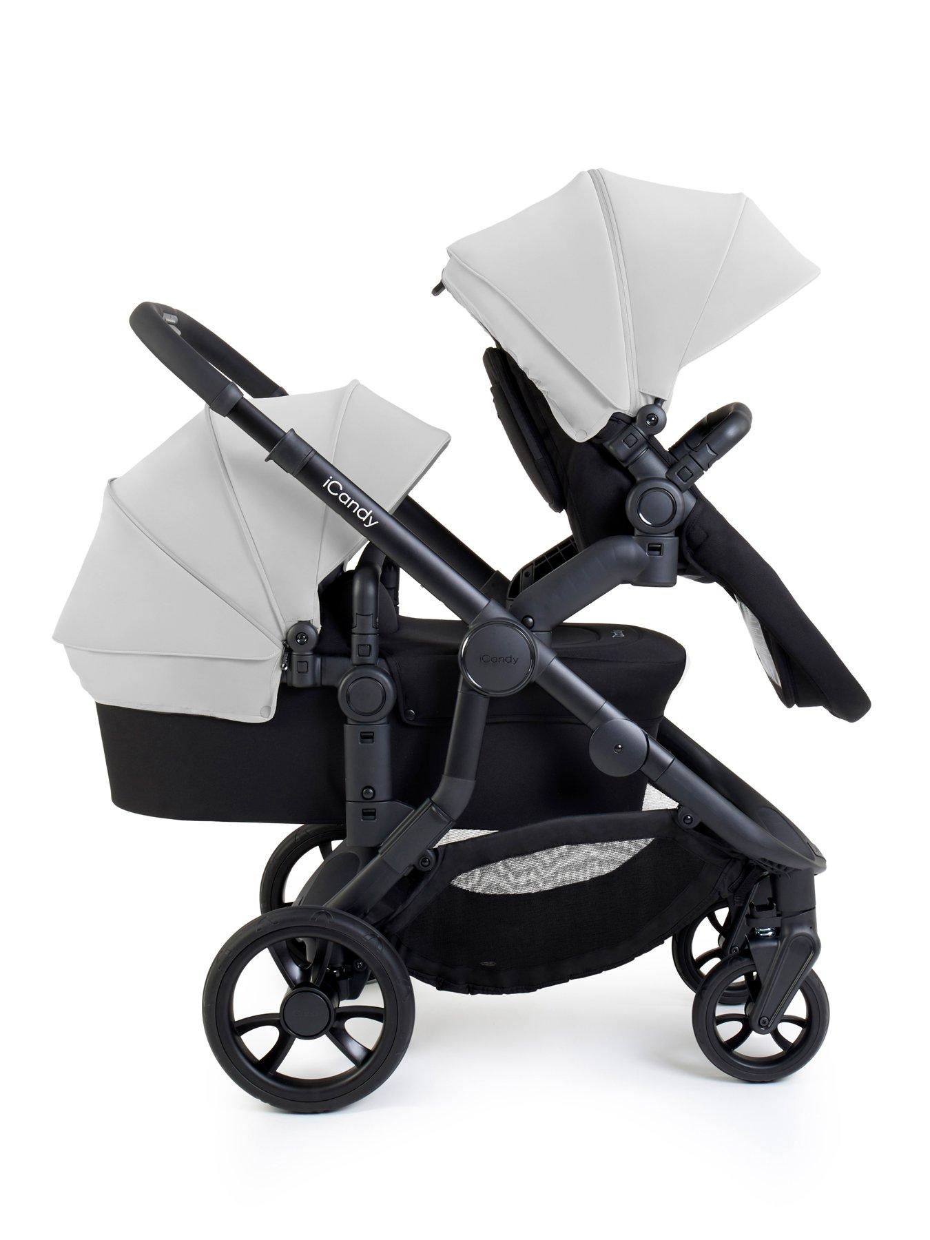  image of icandy-orange-4-pushchair-bundle-glacier