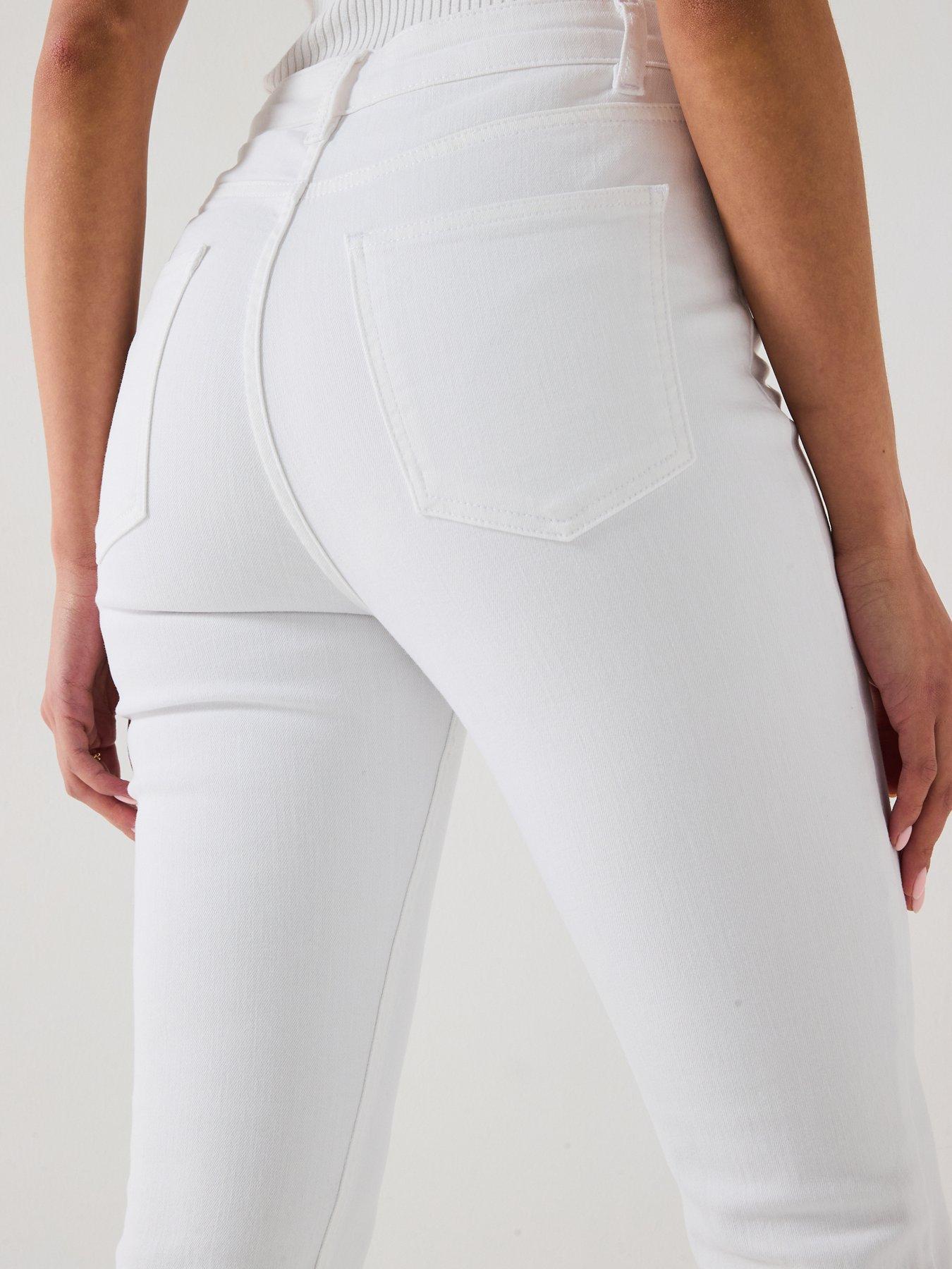  image of v-by-very-supersoft-skinny-jeans-white