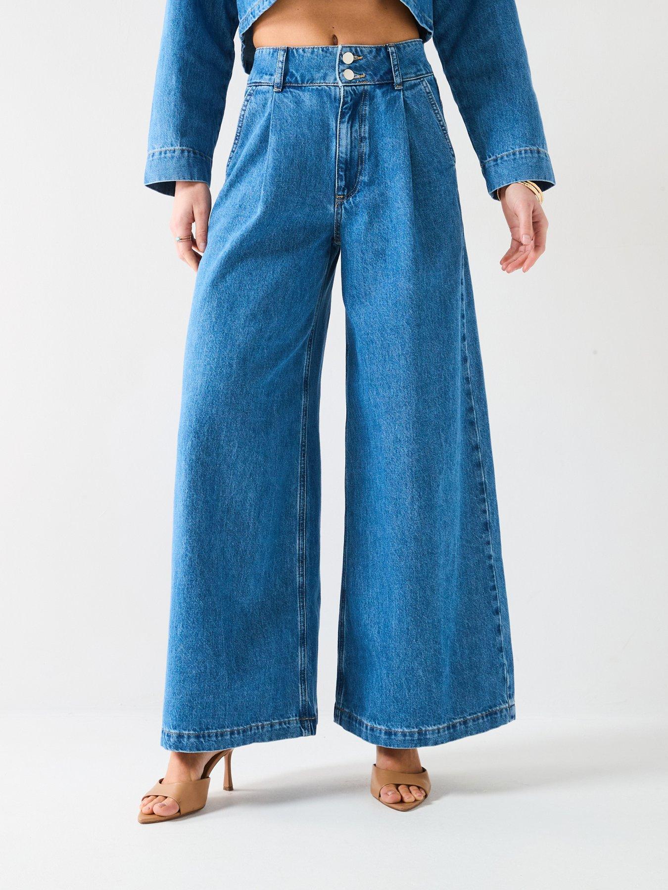 v-by-very-high-waist-palazzo-co-ord-jeans-mid-wash