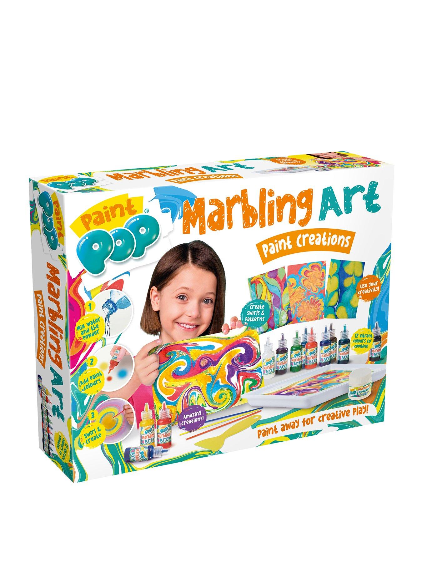 Paint Pop Marbling Set x 12 Paints