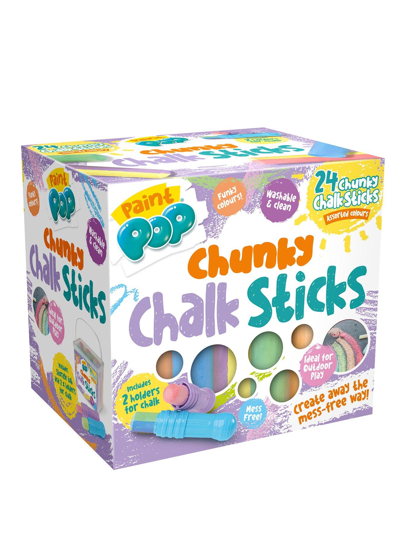 Paint Pop Chunky Chalk Sticks 24pk