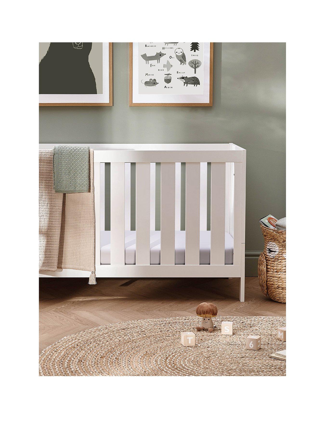 Image 2 of 7 of Silver Cross Bromley white- Cot Bed &amp; Truefit Mattress