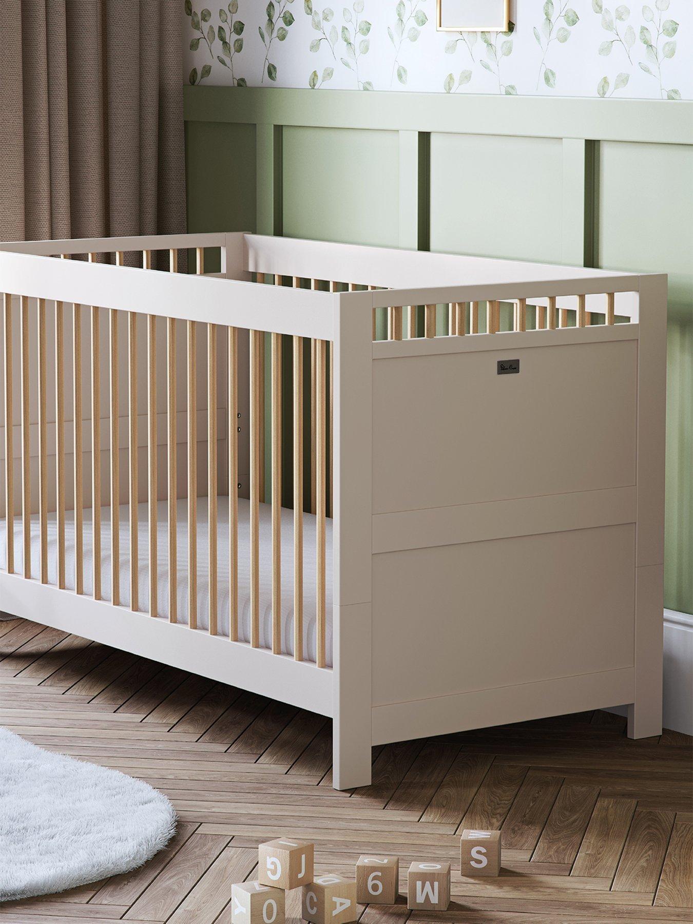 Silver Cross Seville Cot Bed  &  Truefit Mattress