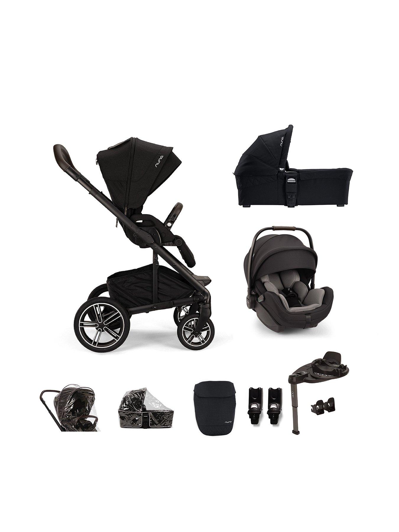 Nuna MIXX next ARRA flex Pushchair Bundle - Caviar | Littlewoods