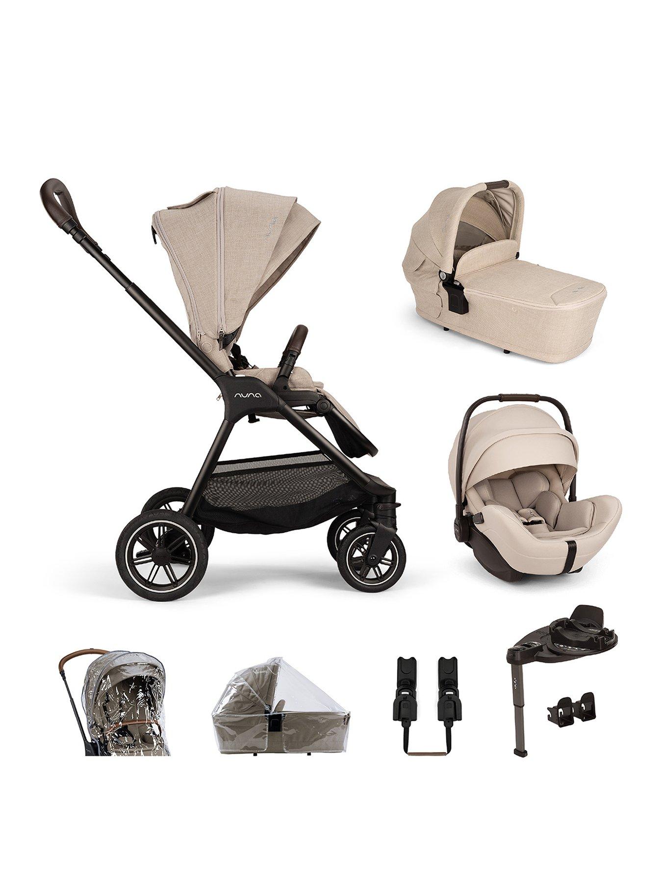 Nuna Triv Next - Arra Flex / Base Curv Bundle - Biscotti
