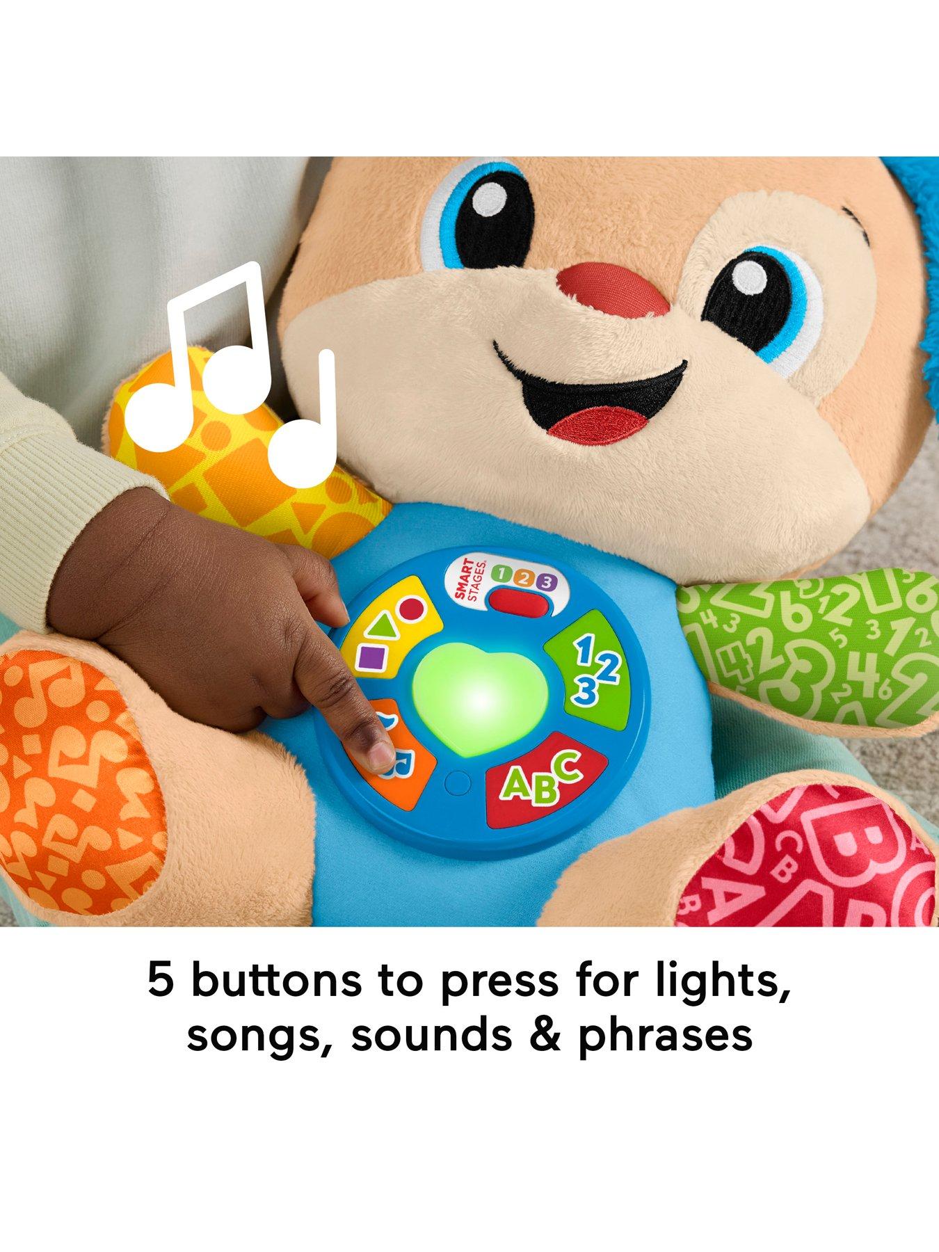 Image 4 of 8 of Fisher-Price Smart Stages Light-Up Puppy Plush Musical Toy