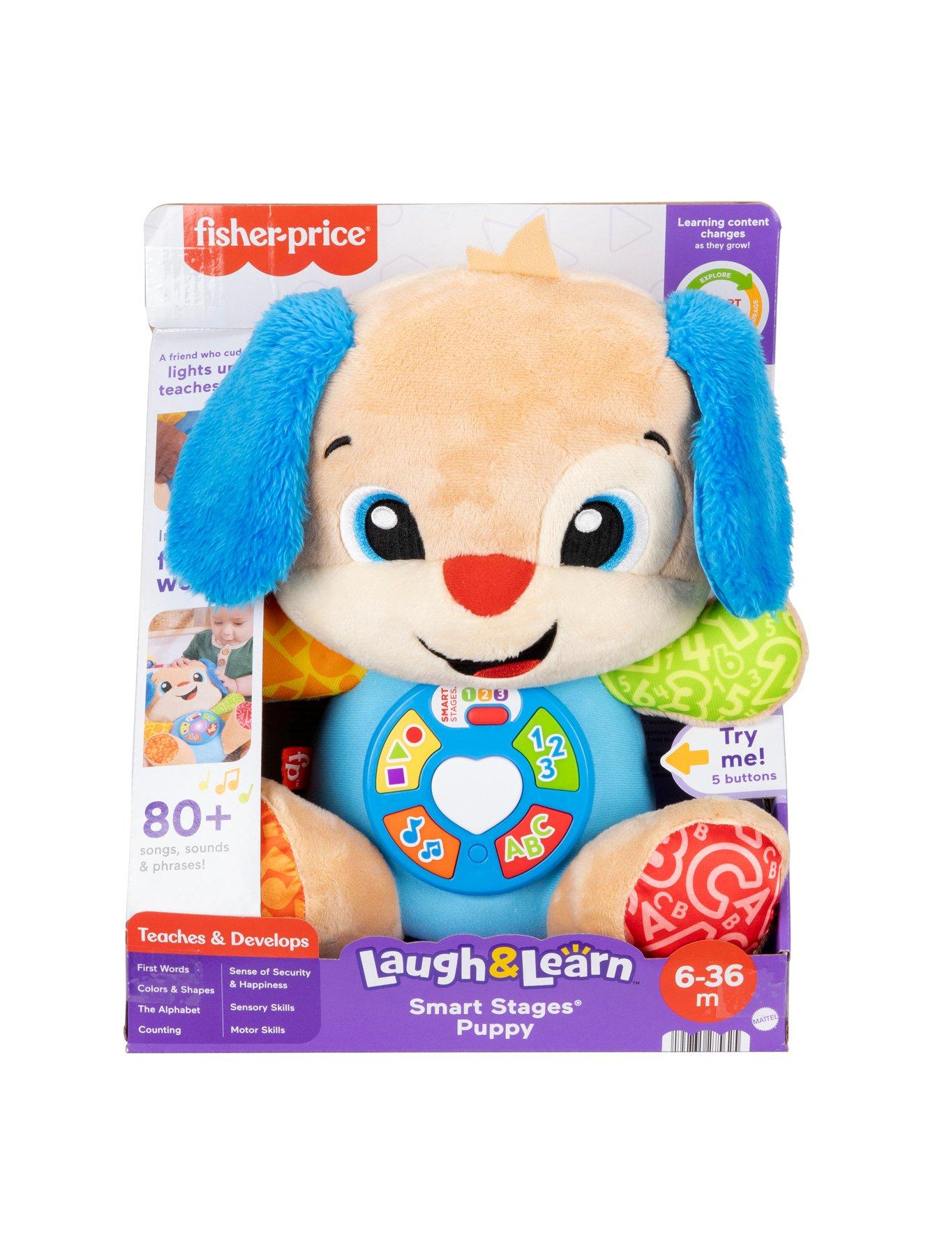 Image 7 of 8 of Fisher-Price Smart Stages Light-Up Puppy Plush Musical Toy