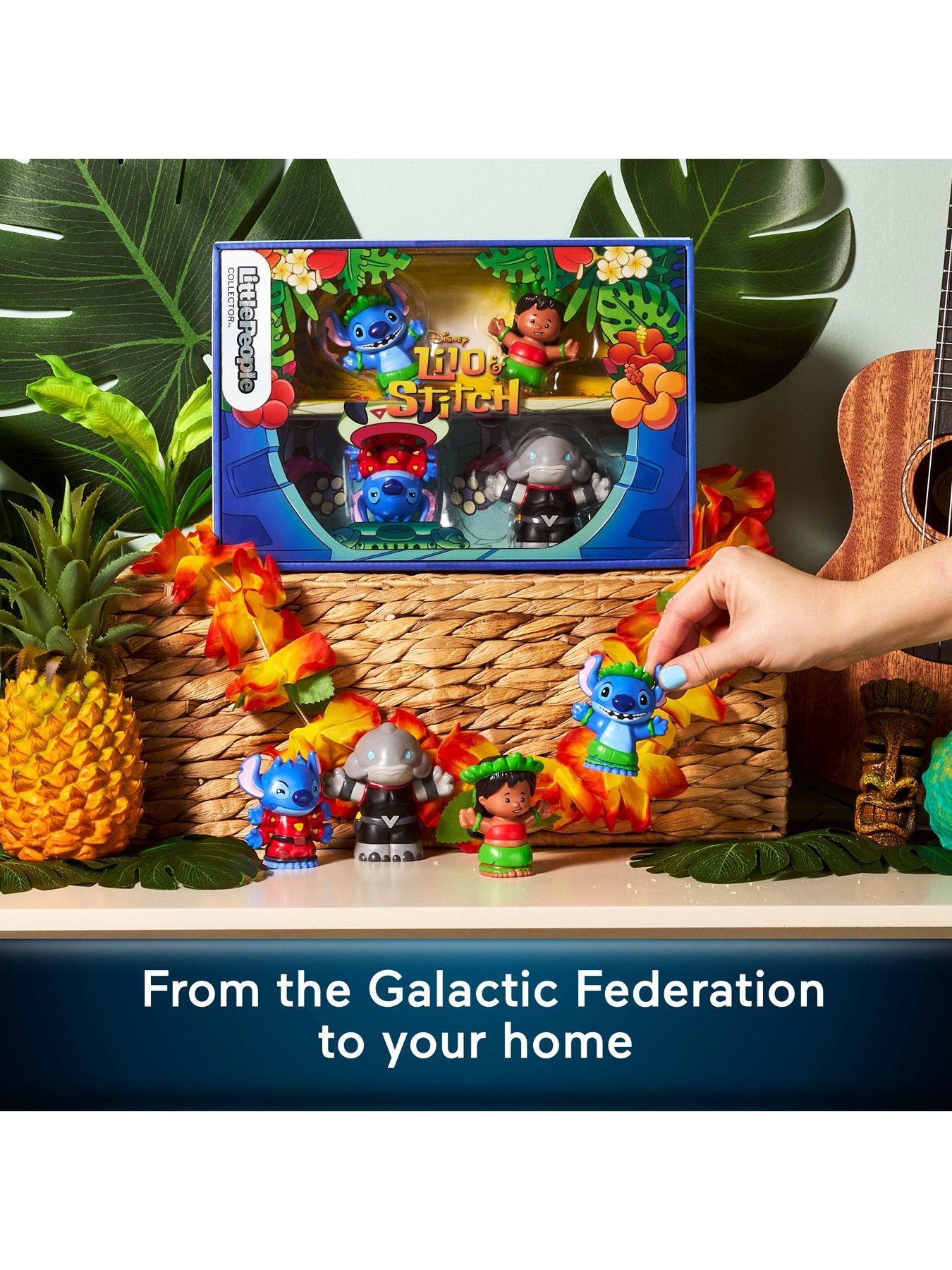  image of fisher-price-little-people-collector-disney-lilo-amp-stitch-special-edition-set-for-adults-amp-fans-4-figures