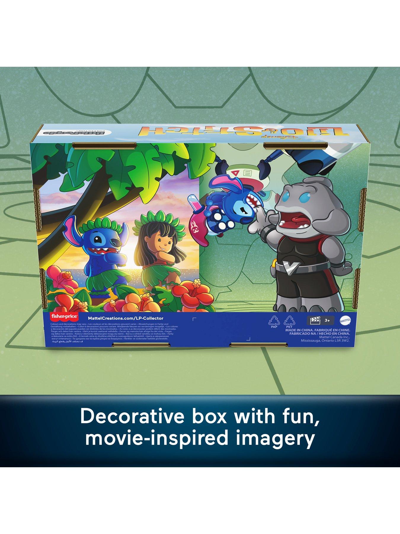  image of fisher-price-little-people-collector-disney-lilo-amp-stitch-special-edition-set-for-adults-amp-fans-4-figures