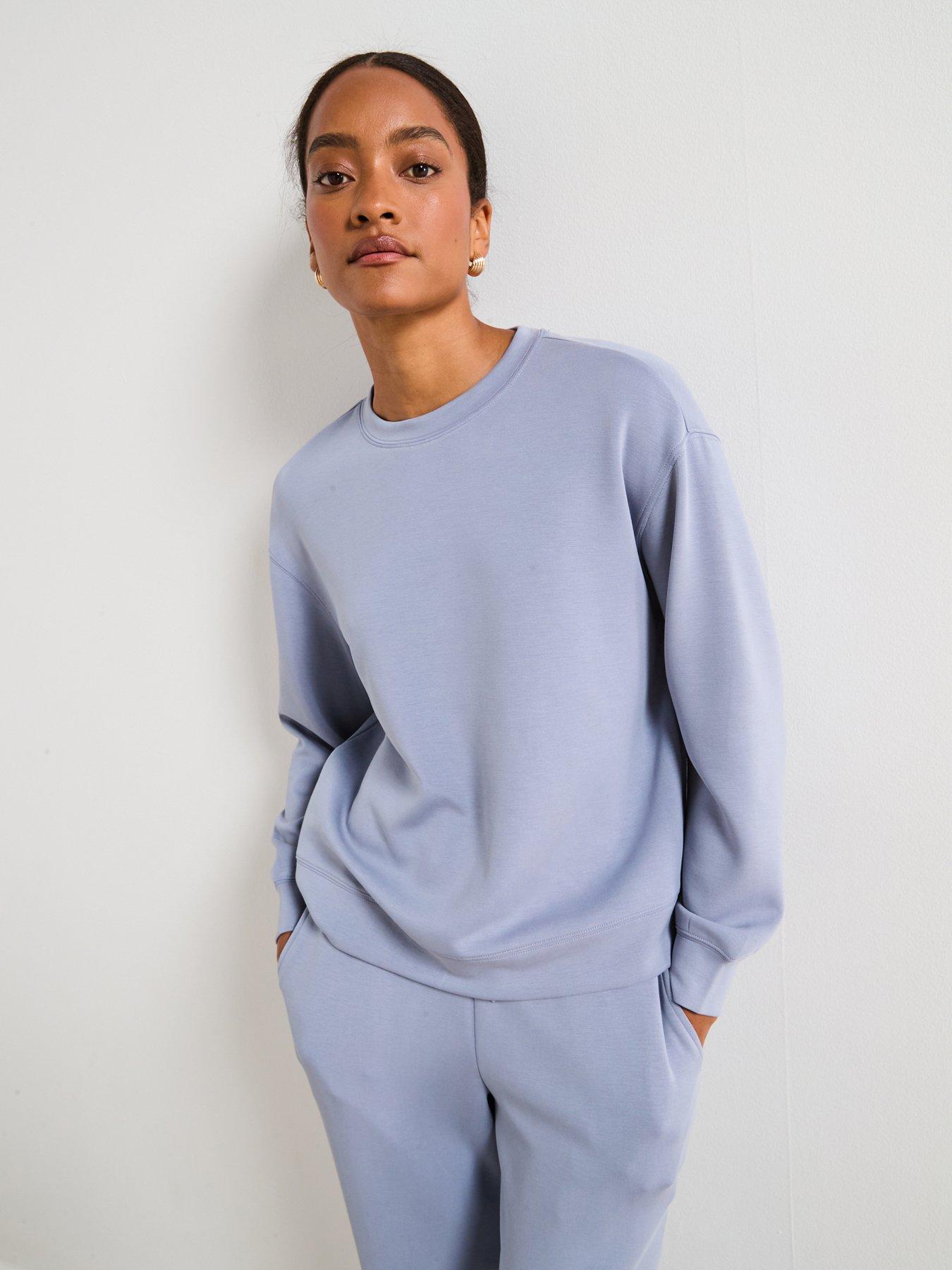 undefined Modal Mix Sweatshirt - Blue