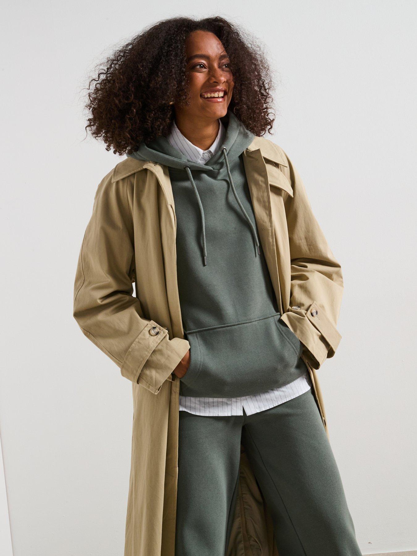 Image 5 of 6 of V by Very Oversize Hoodie - Green