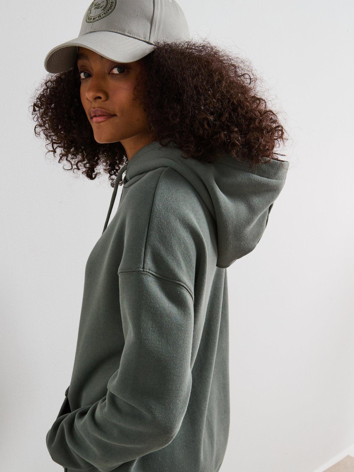 Image 6 of 6 of V by Very Oversize Hoodie - Green