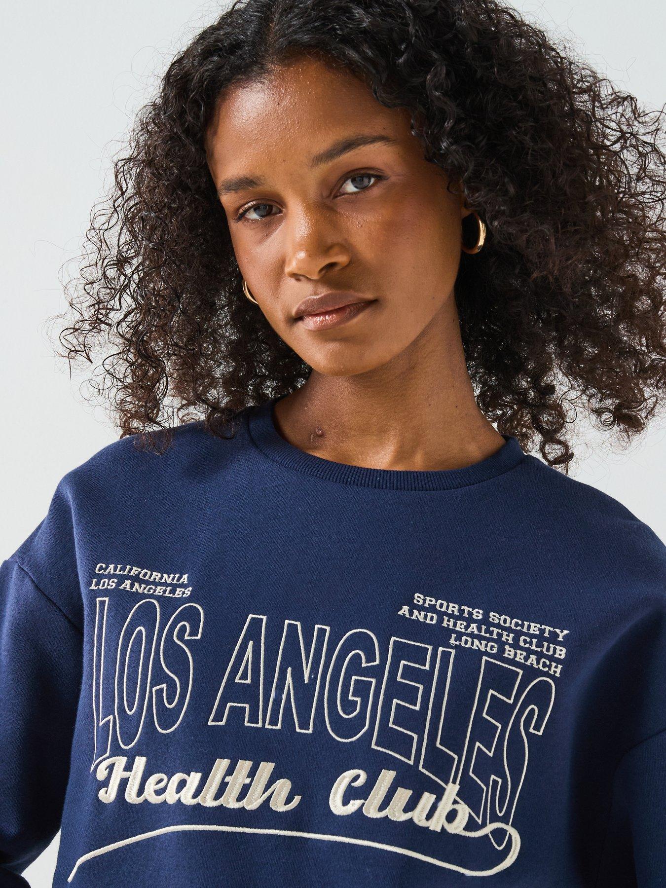 Image 4 of 6 of V by Very Basic Fashion Sweat Graphic - Navy
