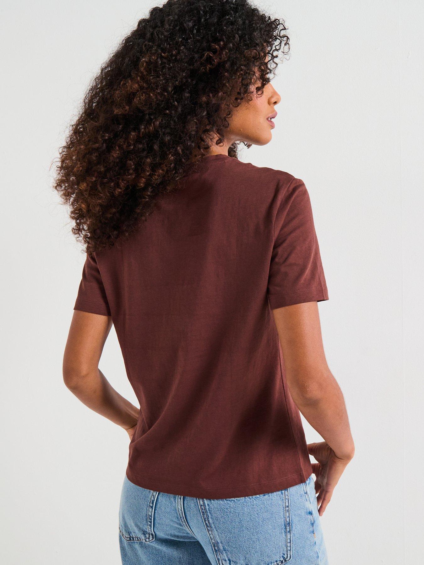 Image 2 of 5 of V by Very Crew Tee - Brown