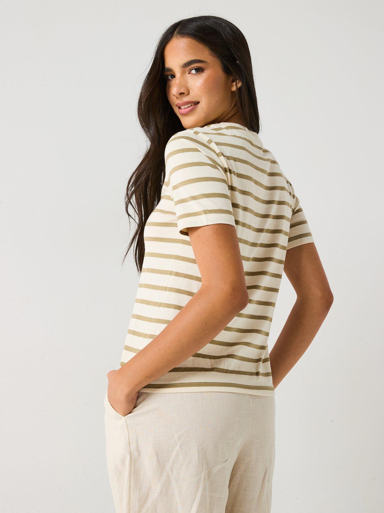 Image 2 of 6 of V by Very Crew T-Shirt - White