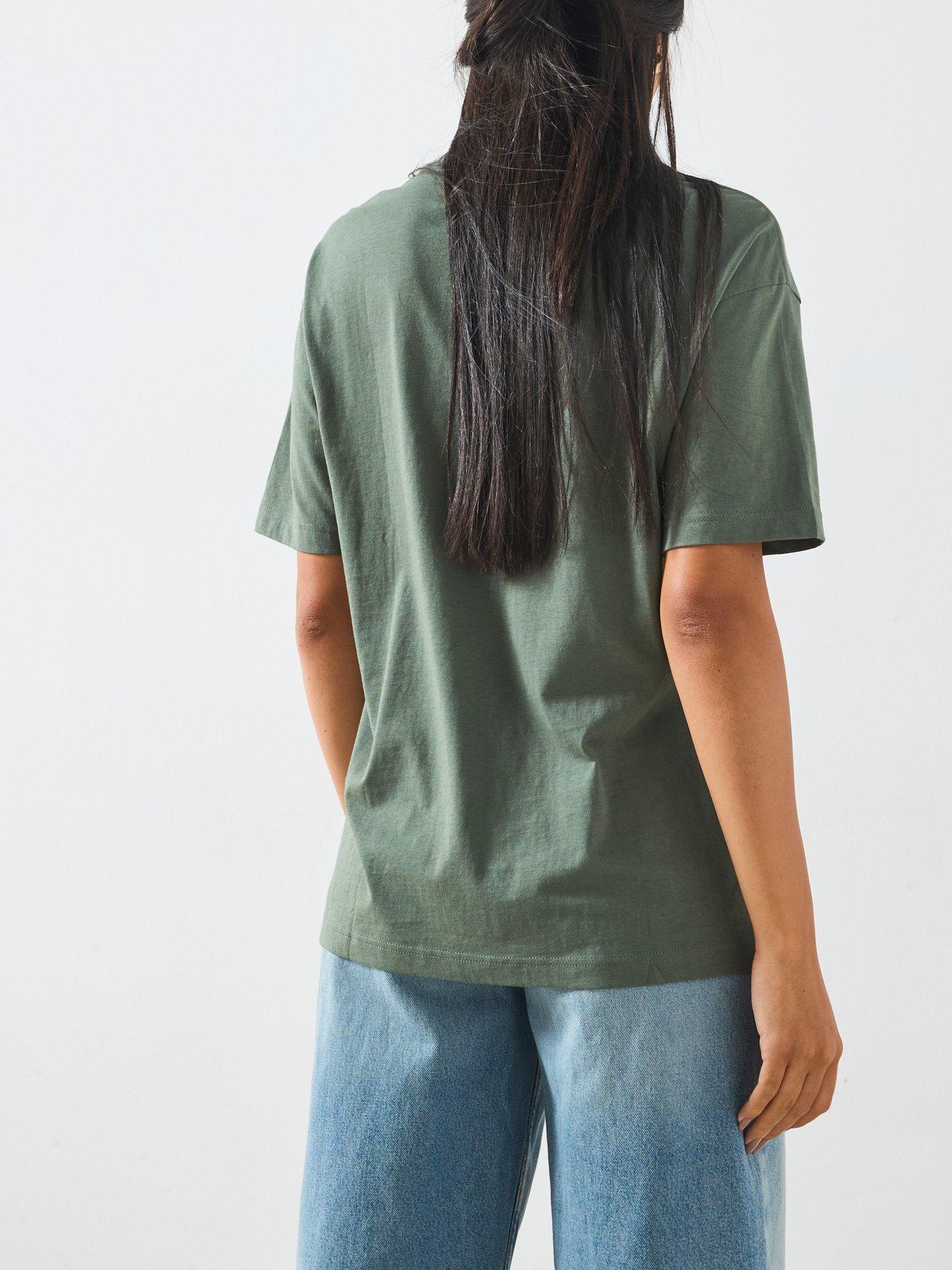 Image 2 of 6 of V by Very Oversize Tee - Green