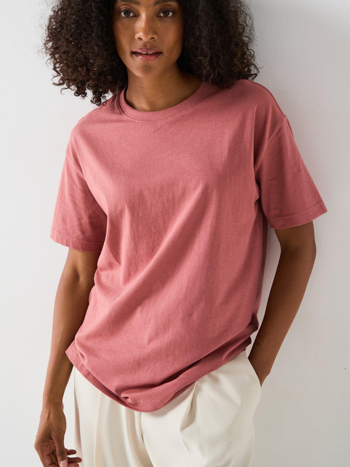undefined Oversize Tee - Pink