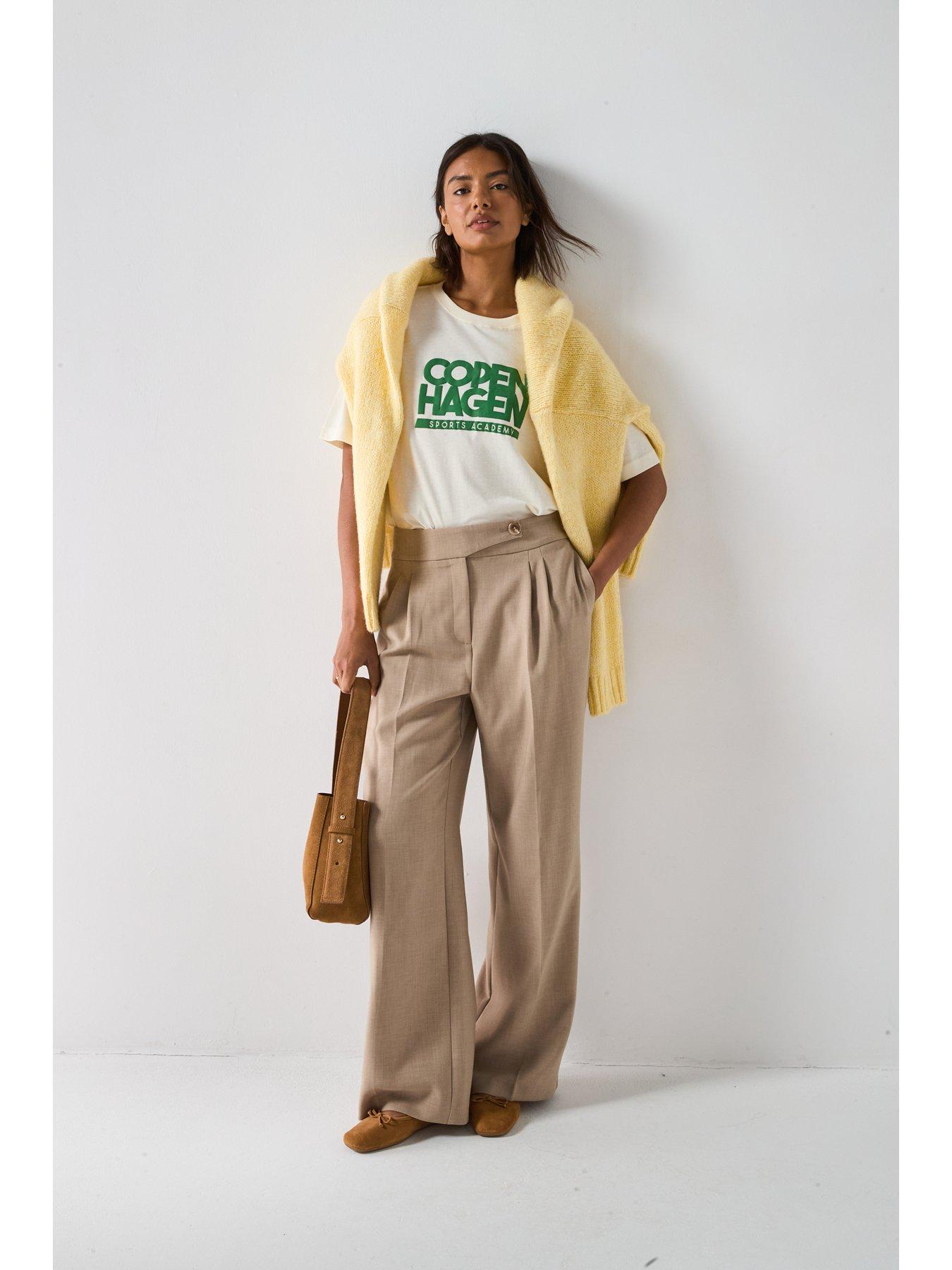 Image 3 of 6 of V by Very Oversized Graphic Tee - White