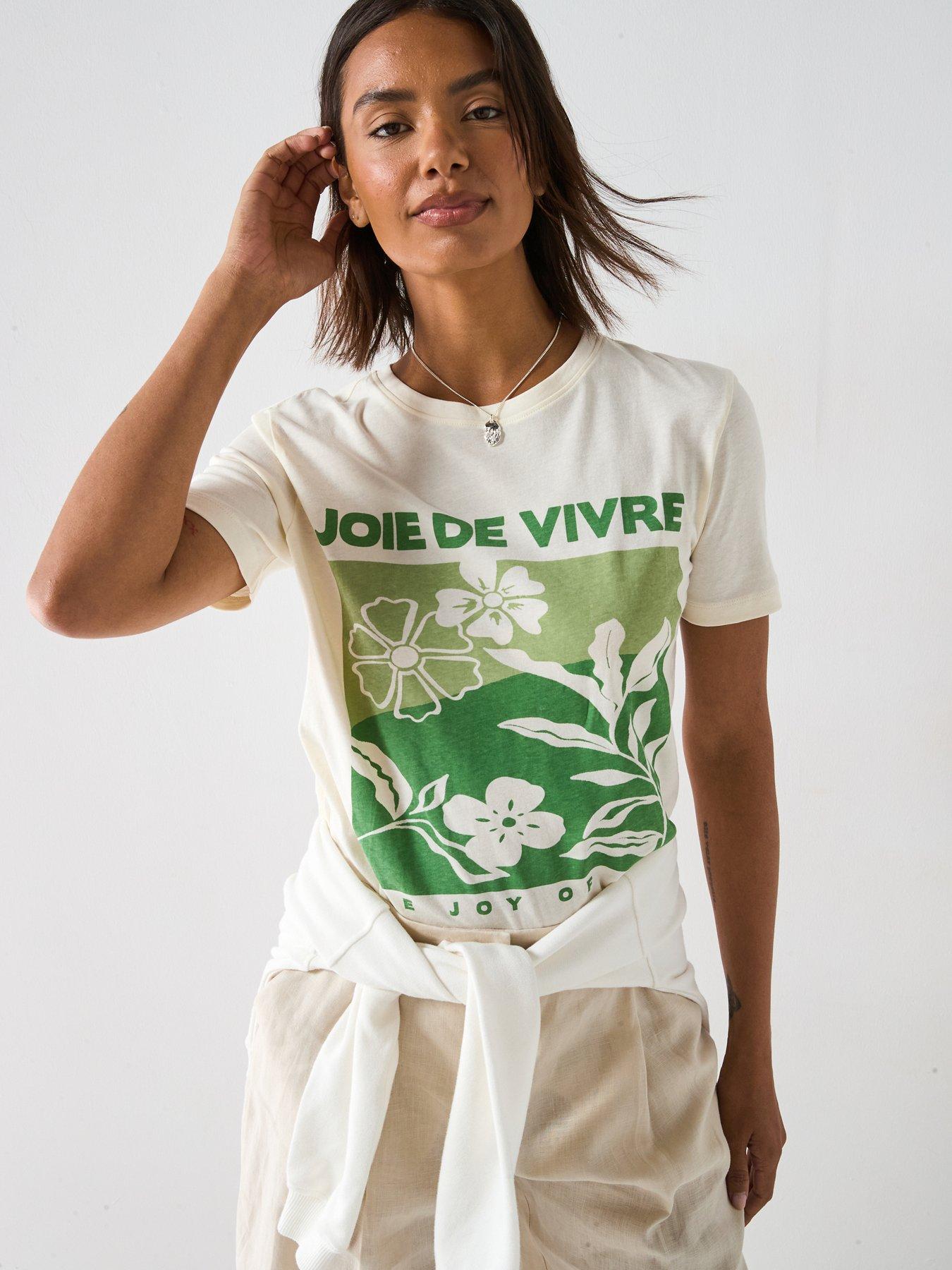 Image 1 of 6 of V by Very Crew Graphic T-Shirt - White