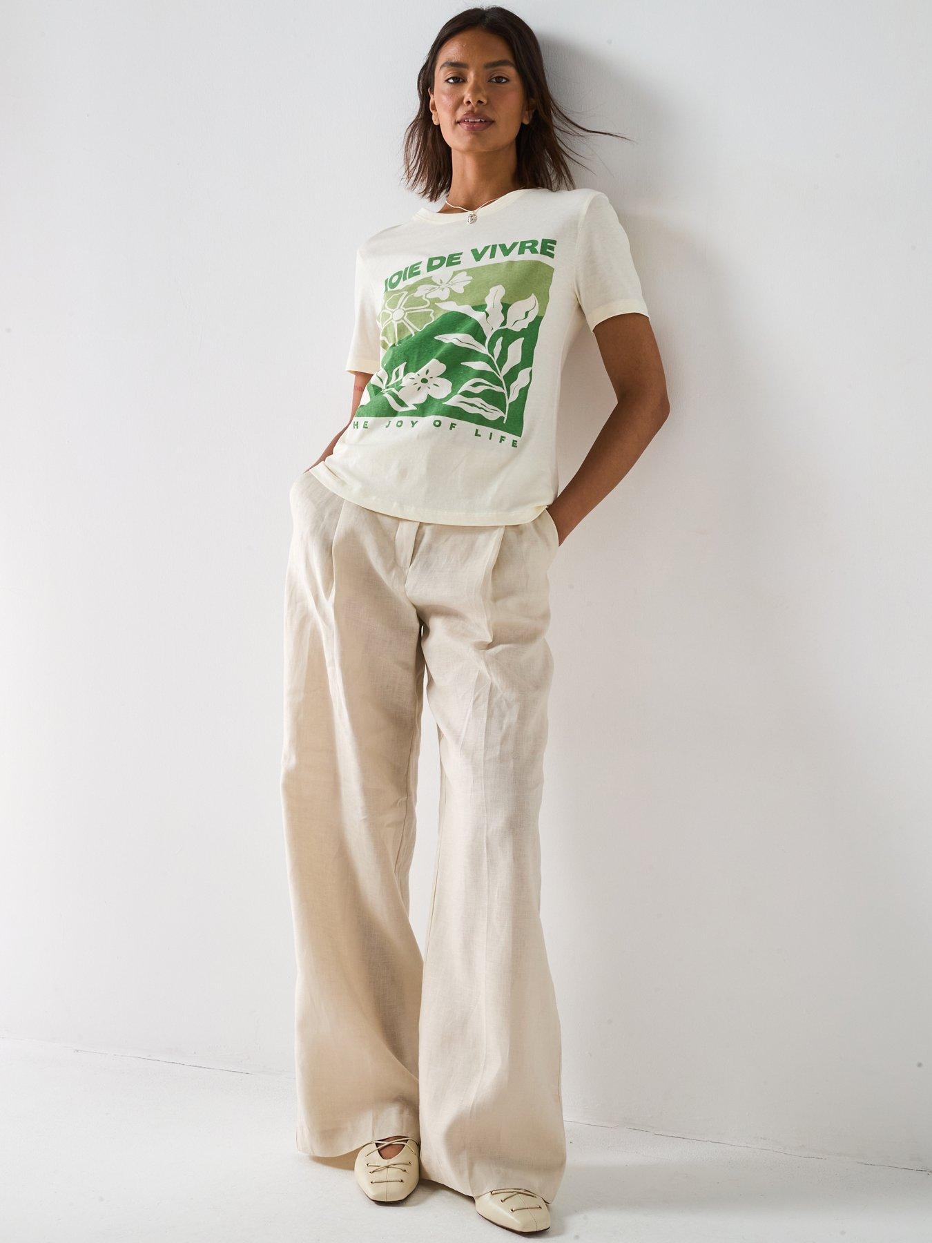 Image 3 of 6 of V by Very Crew Graphic T-Shirt - White