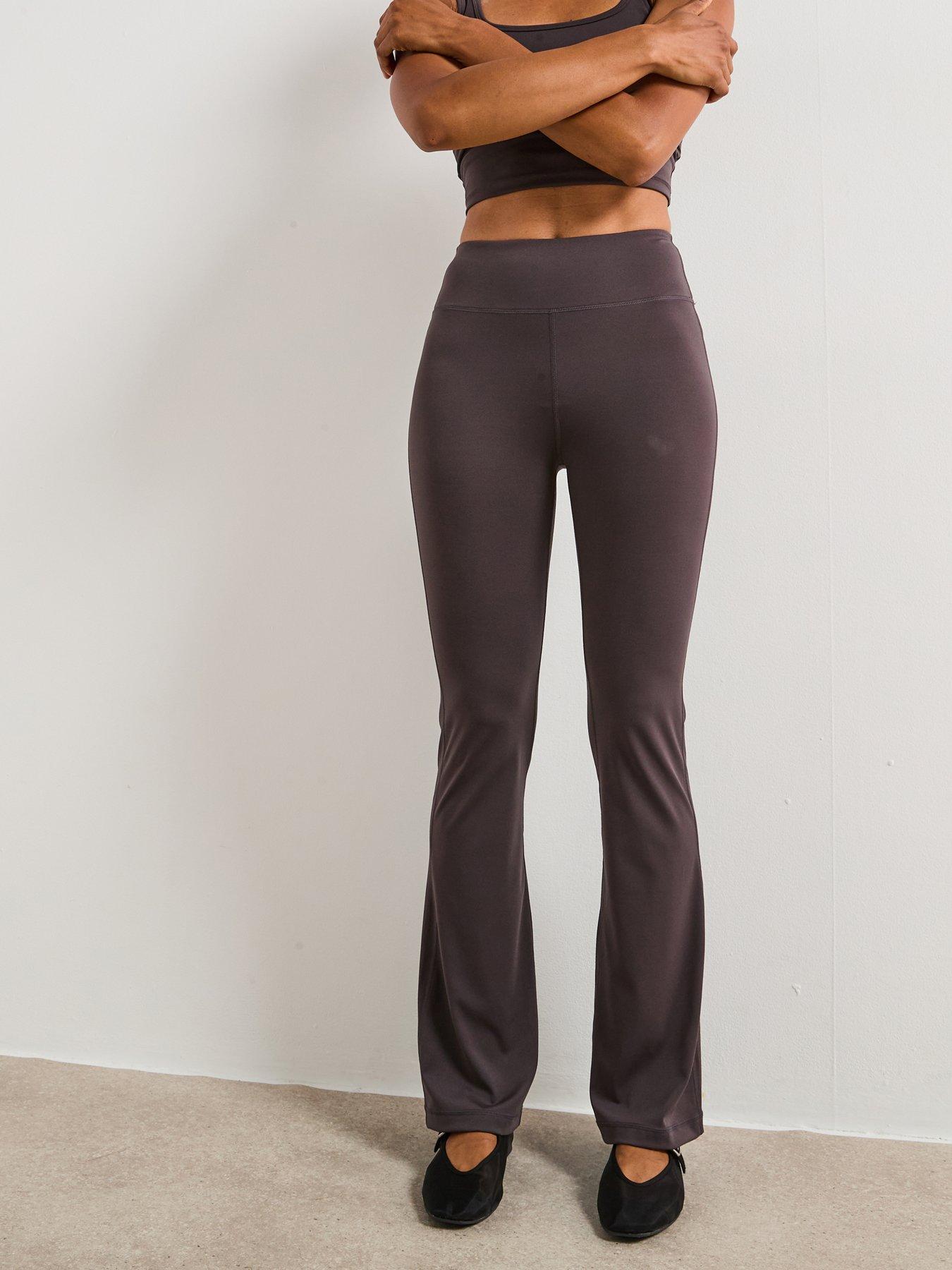 Image 1 of 6 of V by Very Kickflare Athleisure Trousers - Grey