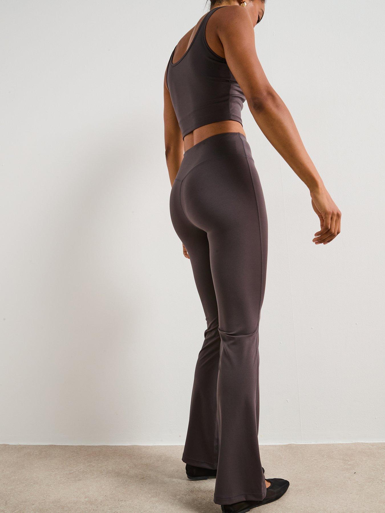 Image 2 of 6 of V by Very Kickflare Athleisure Trousers - Grey
