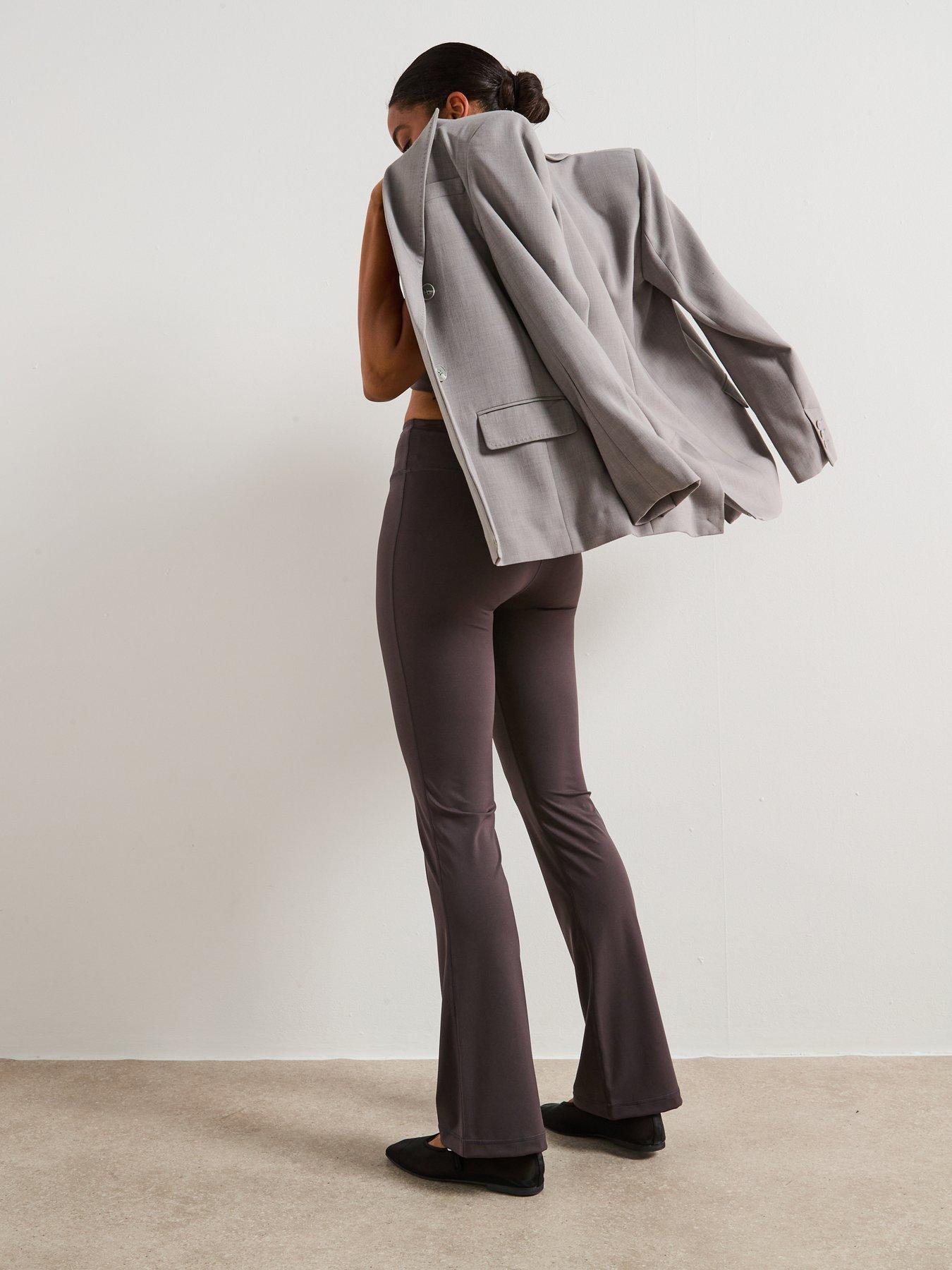 Image 6 of 6 of V by Very Kickflare Athleisure Trousers - Grey