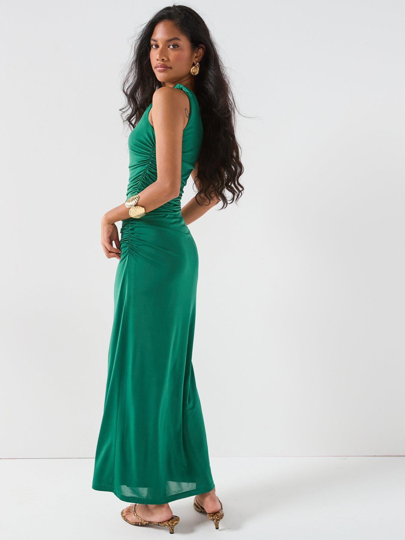 ladies dresses at littlewoods Green Dress Clothing Maxi (Long) Green Sleeveless Women Littlewoods 961