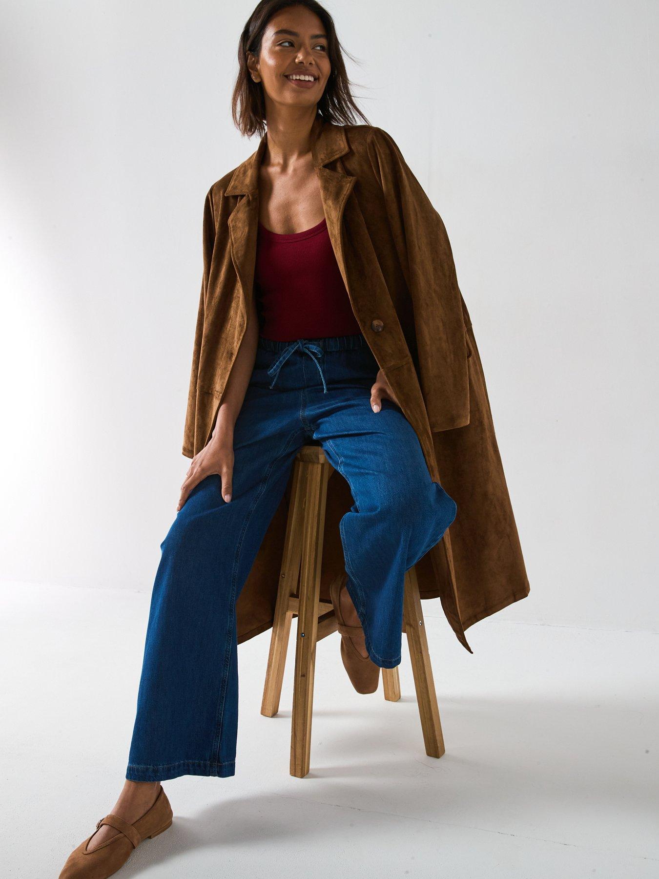Image 3 of 6 of V by Very Scoop Rib Vest - Burgundy