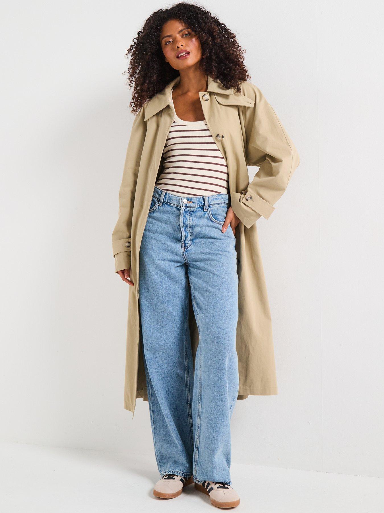  image of v-by-very-scoop-rib-vest-stripe-cream