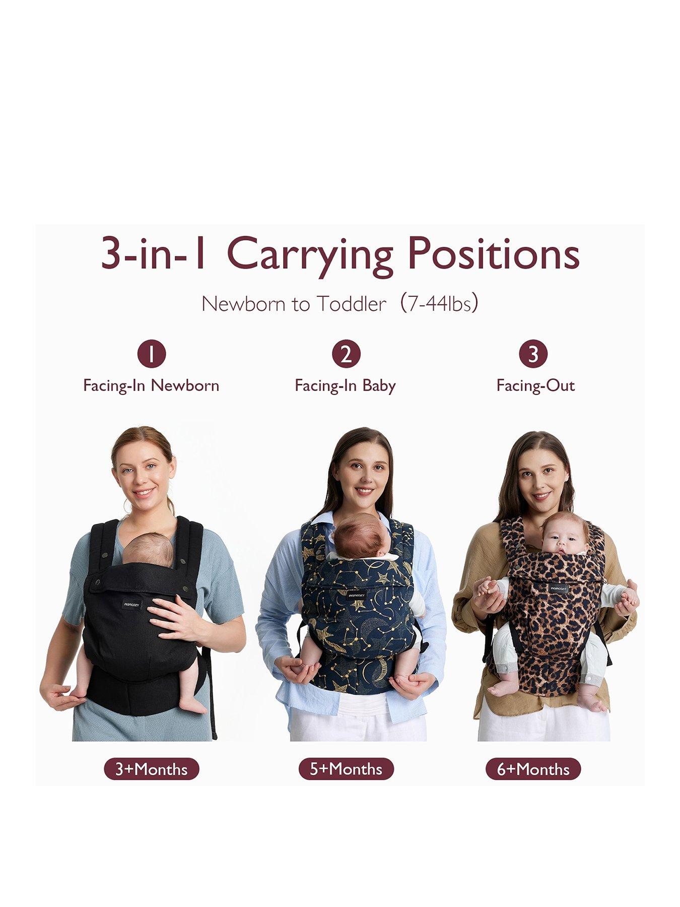  image of momcozy-baby-carrier-newborn-to-toddler-cotton-leopard