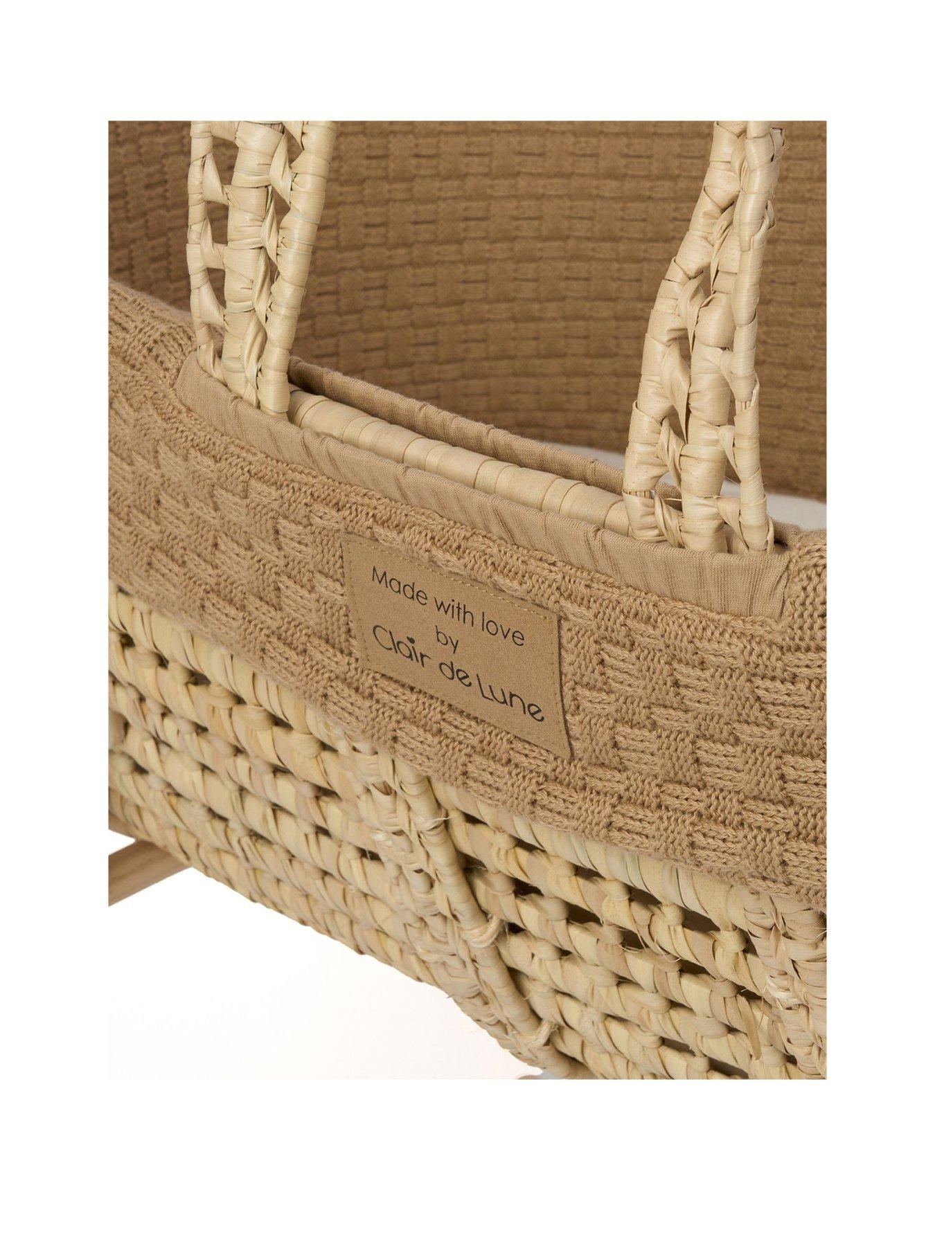  image of clair-de-lune-moses-basket-knitted-biscuit-basket-only
