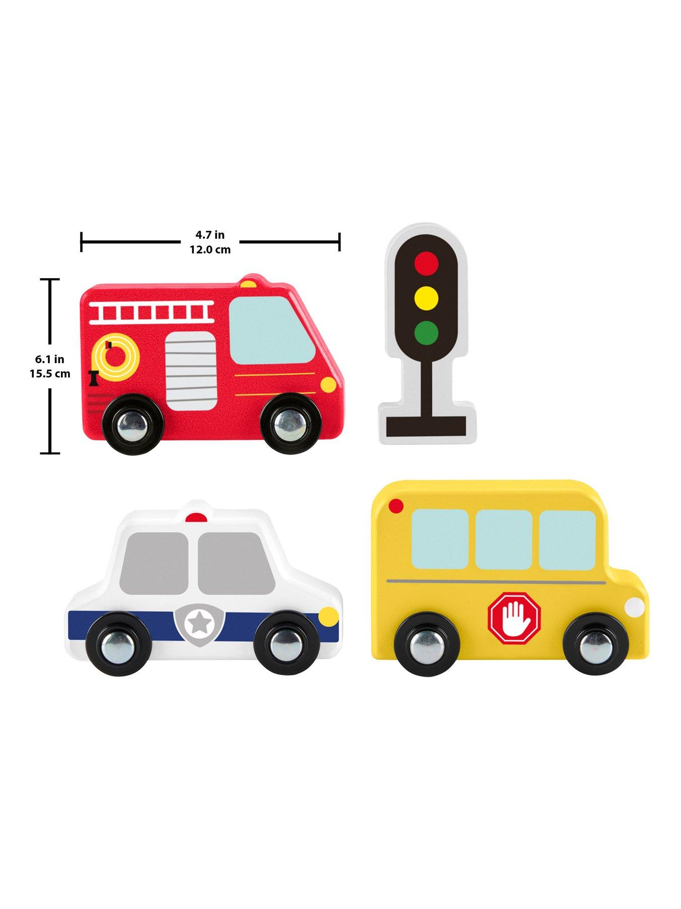  image of fisher-price-wooden-vehicle-pack-push-along-toys-for-toddler-pretend-play