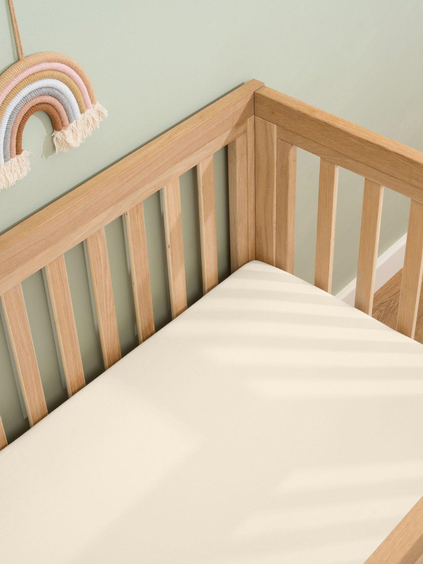 undefined 2 Pack Cot Bed Sheets Sheets - Cream