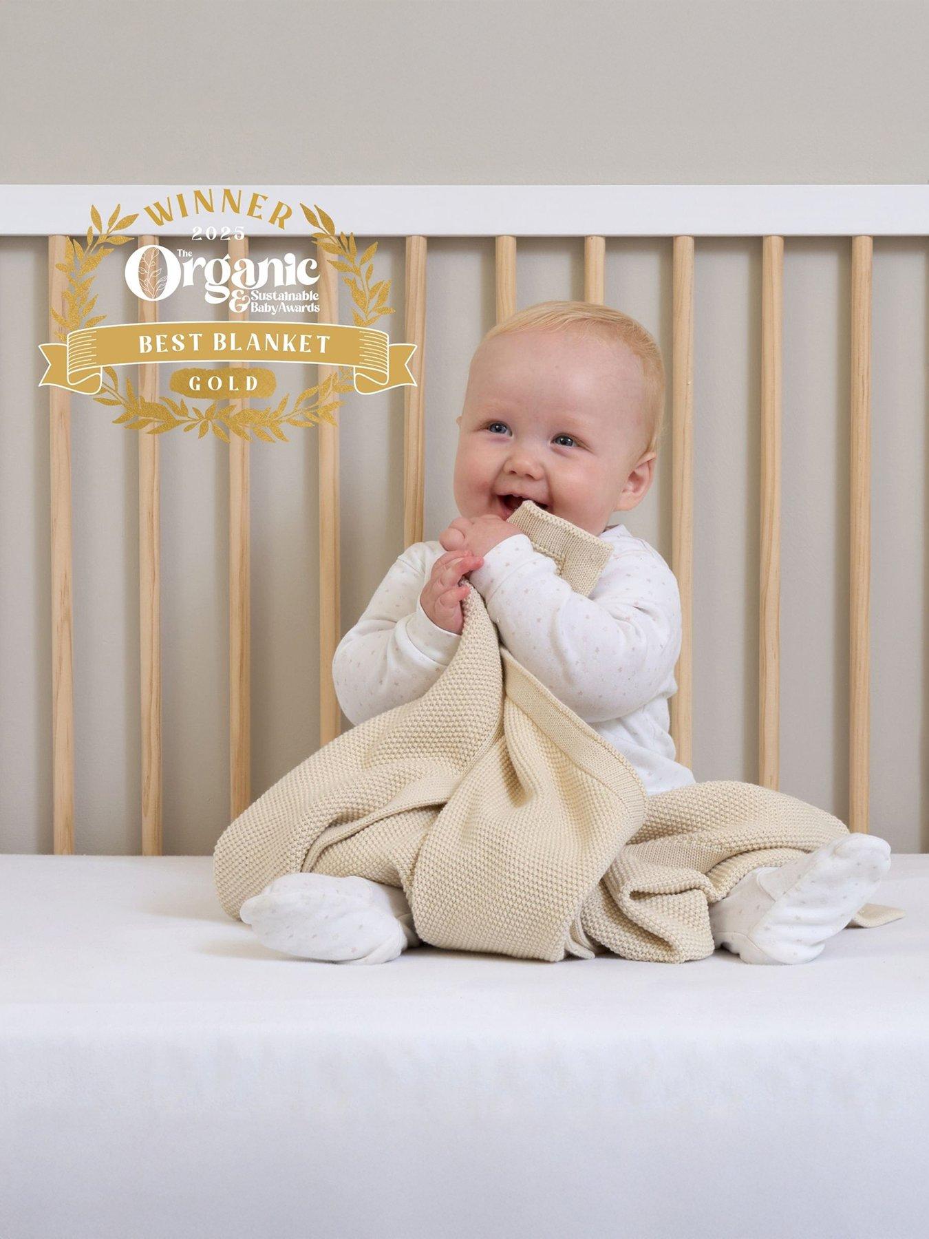 undefined Knitted Blanket - Cream