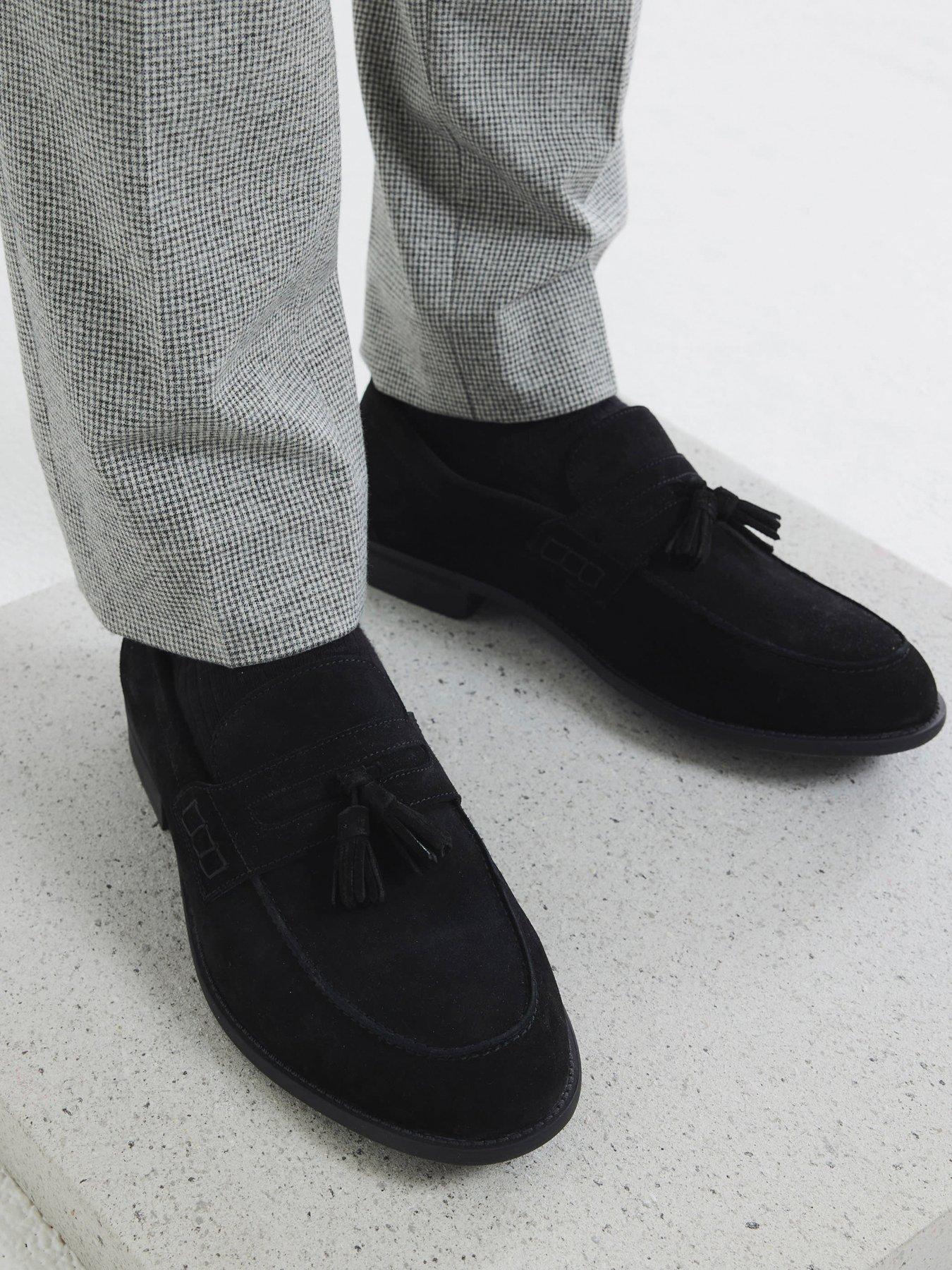  image of river-island-sardinia-suede-tassel-casual-slip-on-shoes