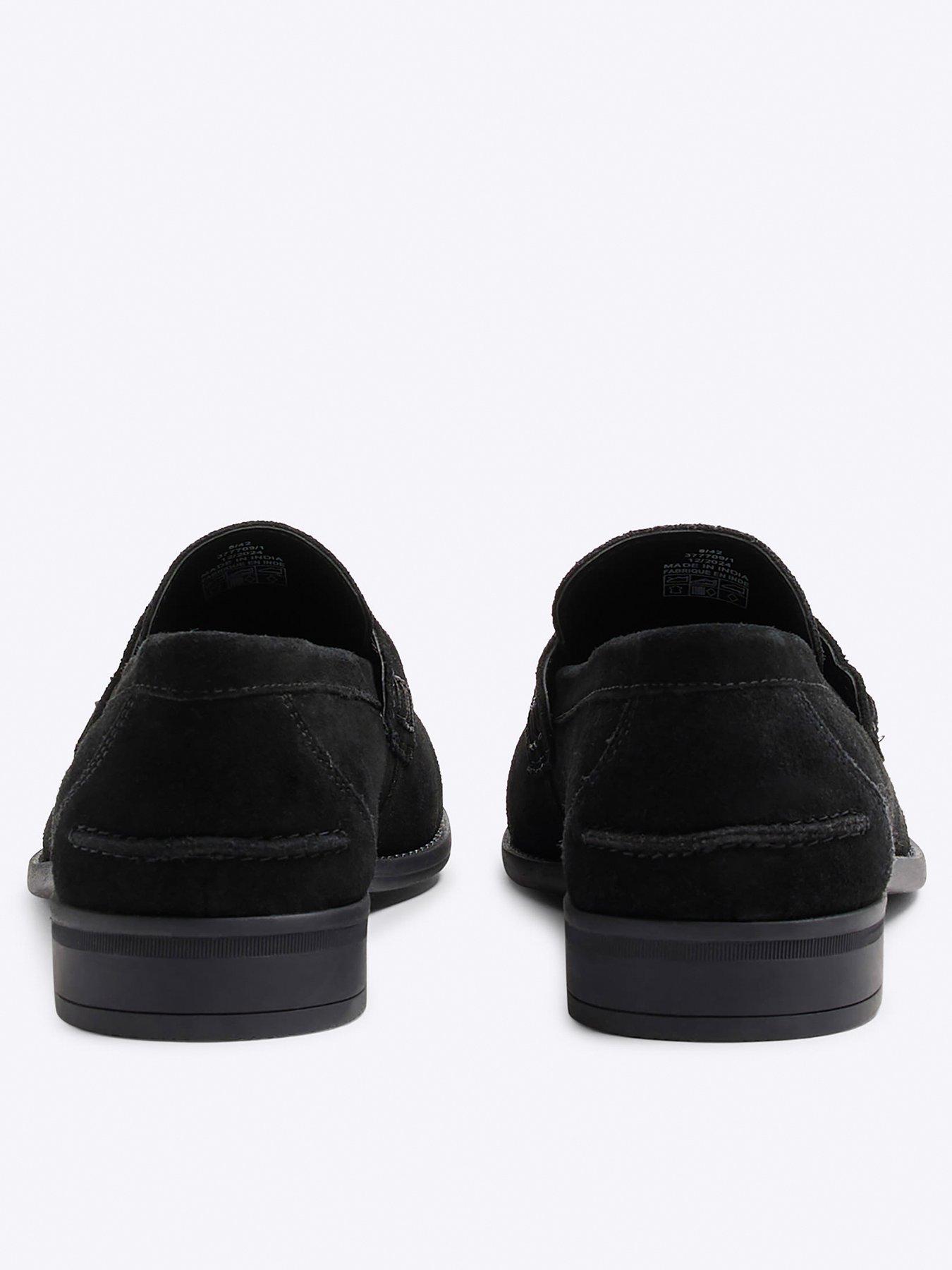  image of river-island-sardinia-suede-tassel-casual-slip-on-shoes