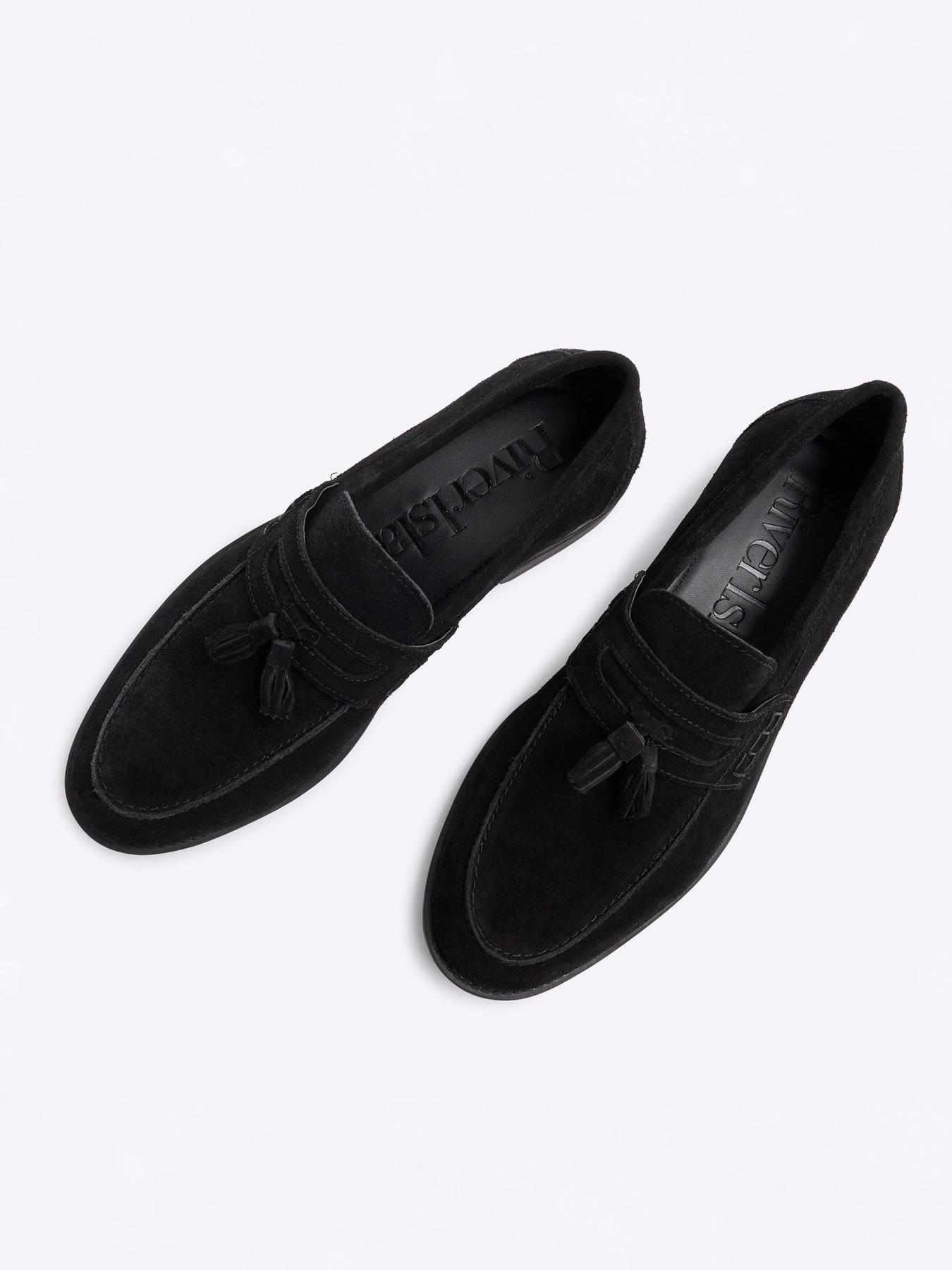  image of river-island-sardinia-suede-tassel-casual-slip-on-shoes