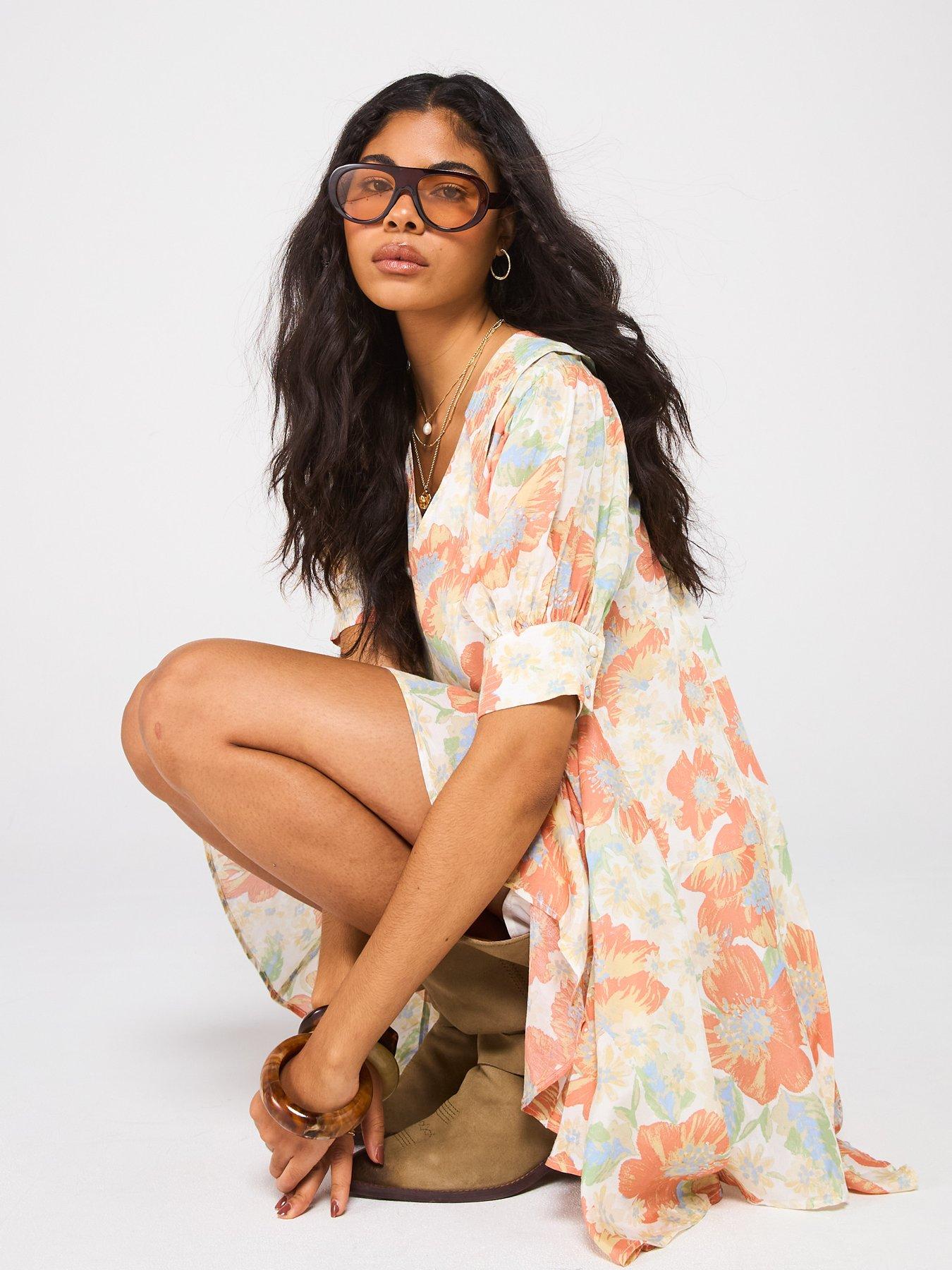  image of free-people-moon-chaser-mini-dress-multi