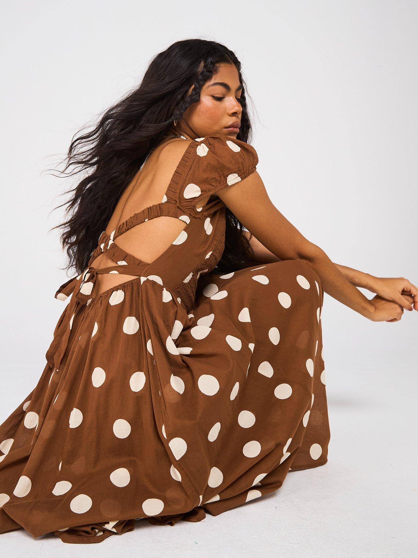  image of free-people-ultraviolet-dress-brown