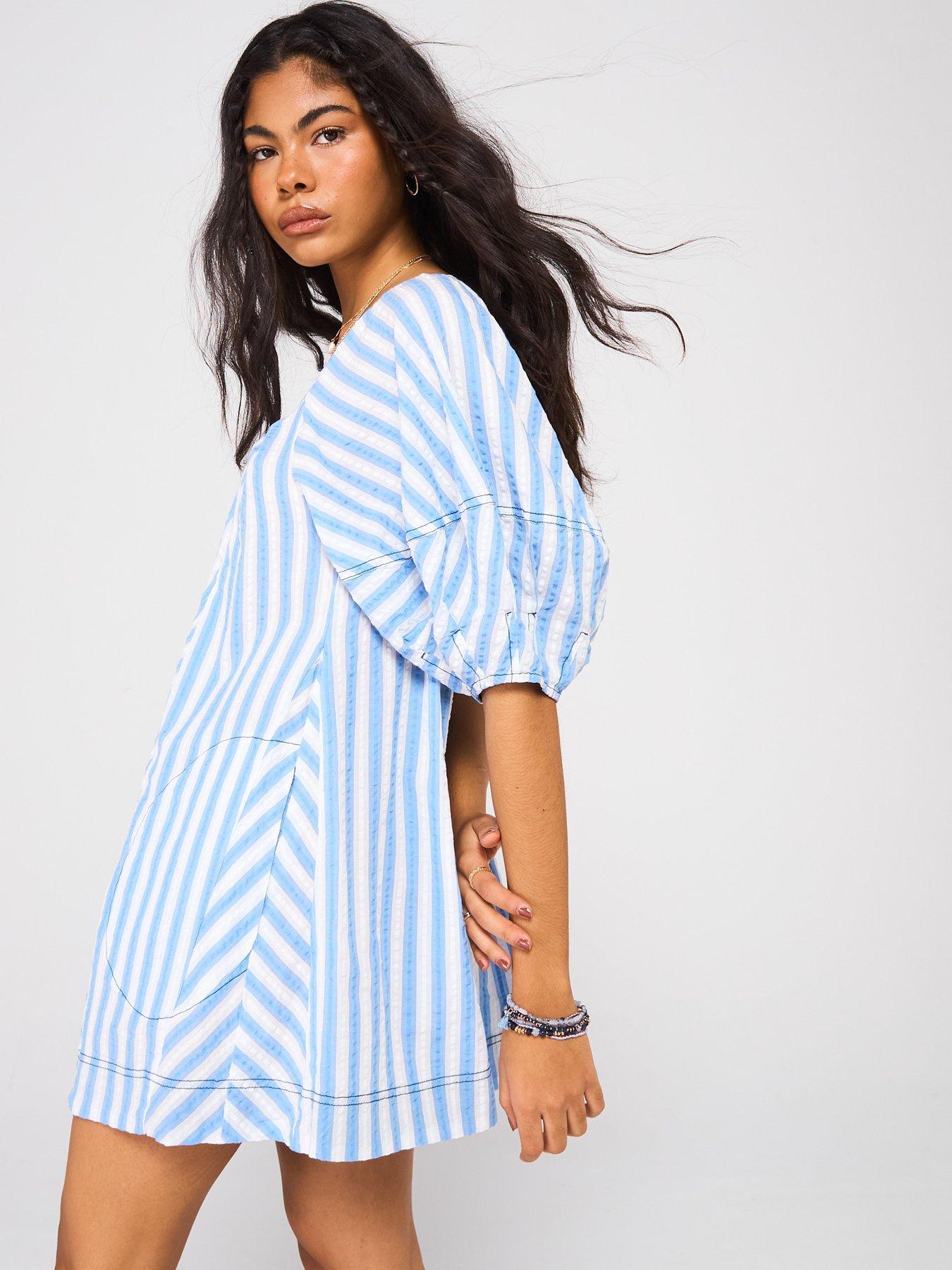  image of free-people-bop-around-playsuit-blue