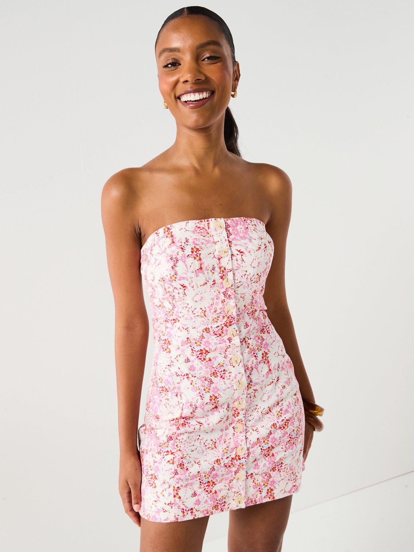 undefined Tomas Floral Mini Dress
