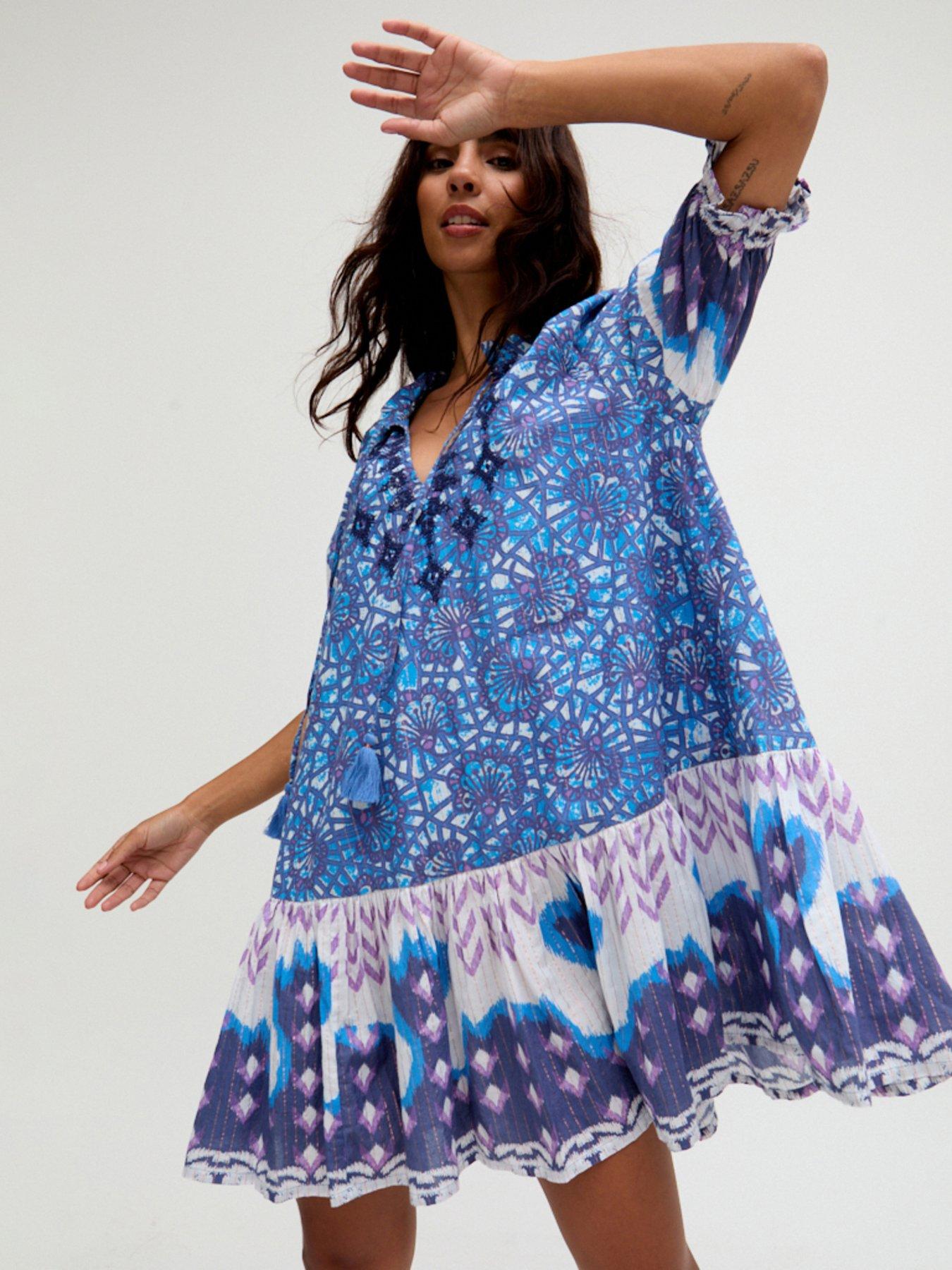 raffya-isabella-baby-doll-embroidered-mini-dress-multi