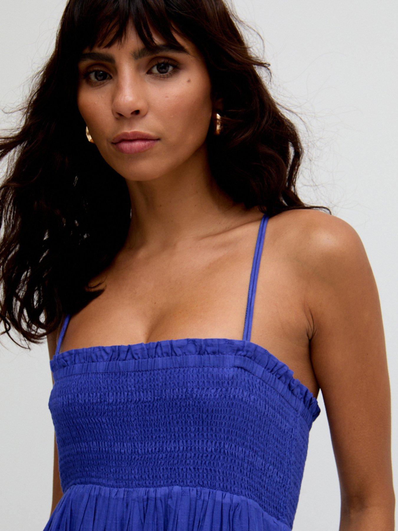  image of raffya-mirella-detachable-straps-embroidered-midi-dress-blue