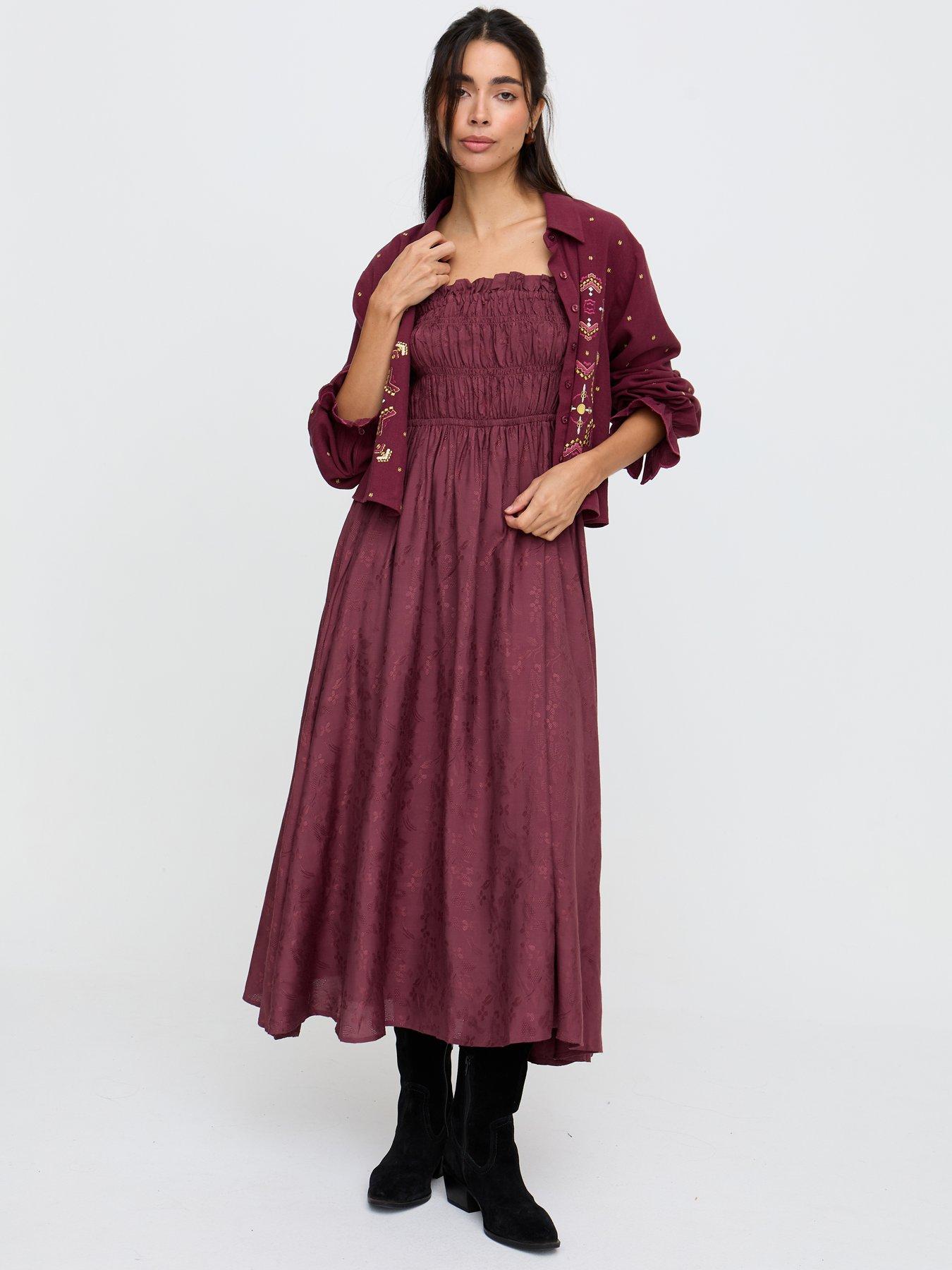 raffya-marie-all-over-jacquard-mini-dress-burgundy