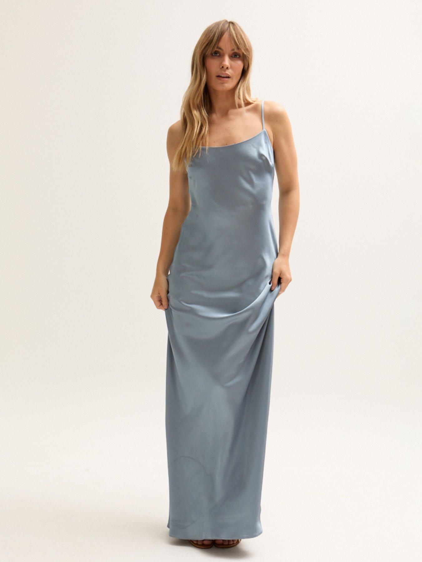  image of lily-lionel-roxy-spaghetti-strap-maxi-dress-blue