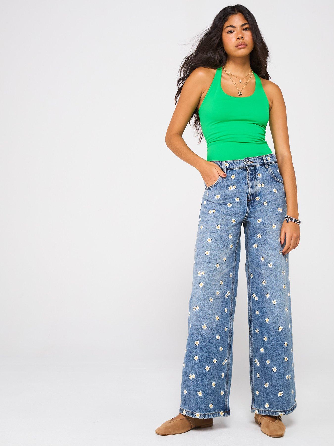  image of free-people-clean-lines-racerback-top-bright-green