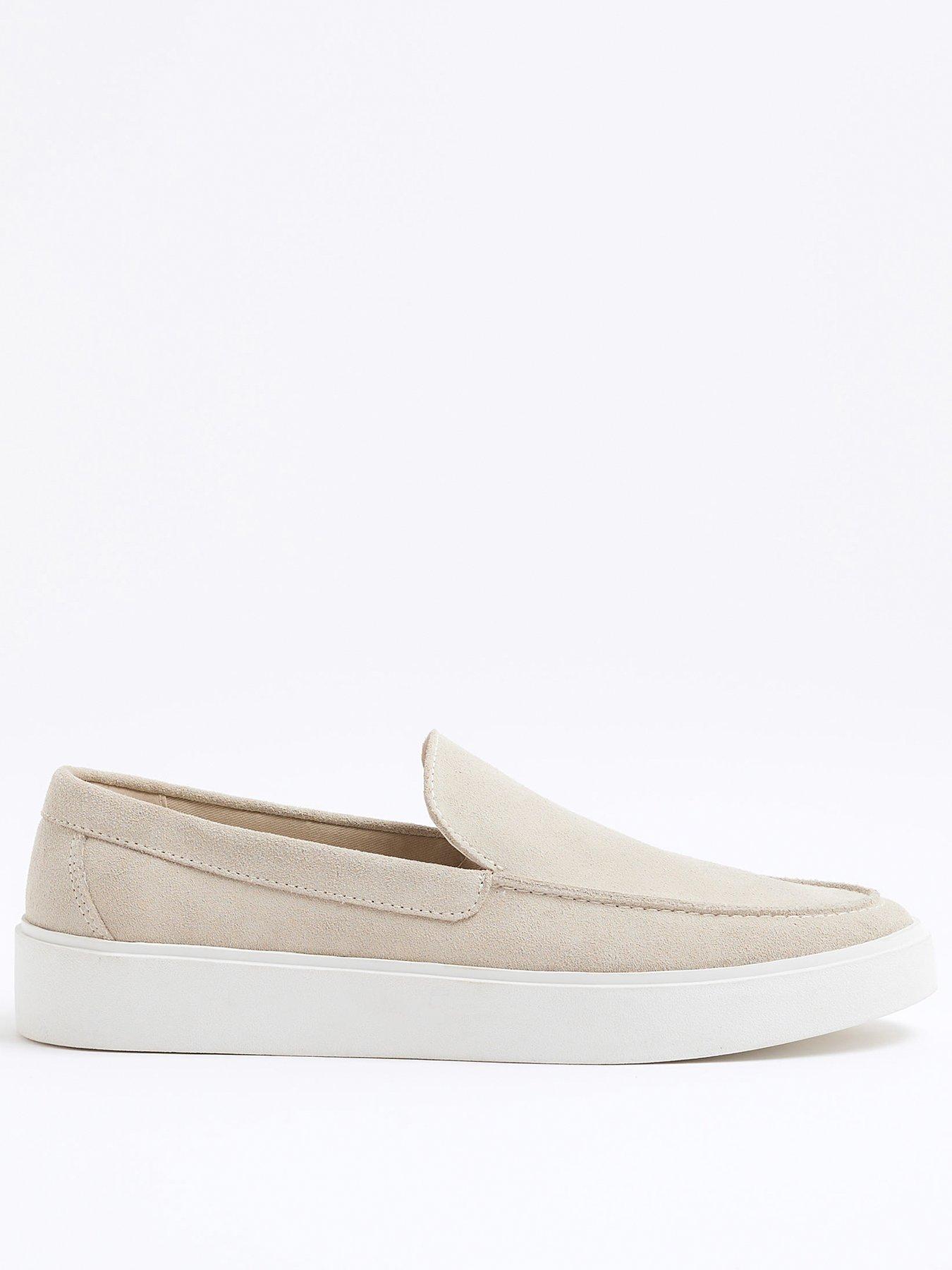 undefined Wedge Cupsole Loafer - Beige